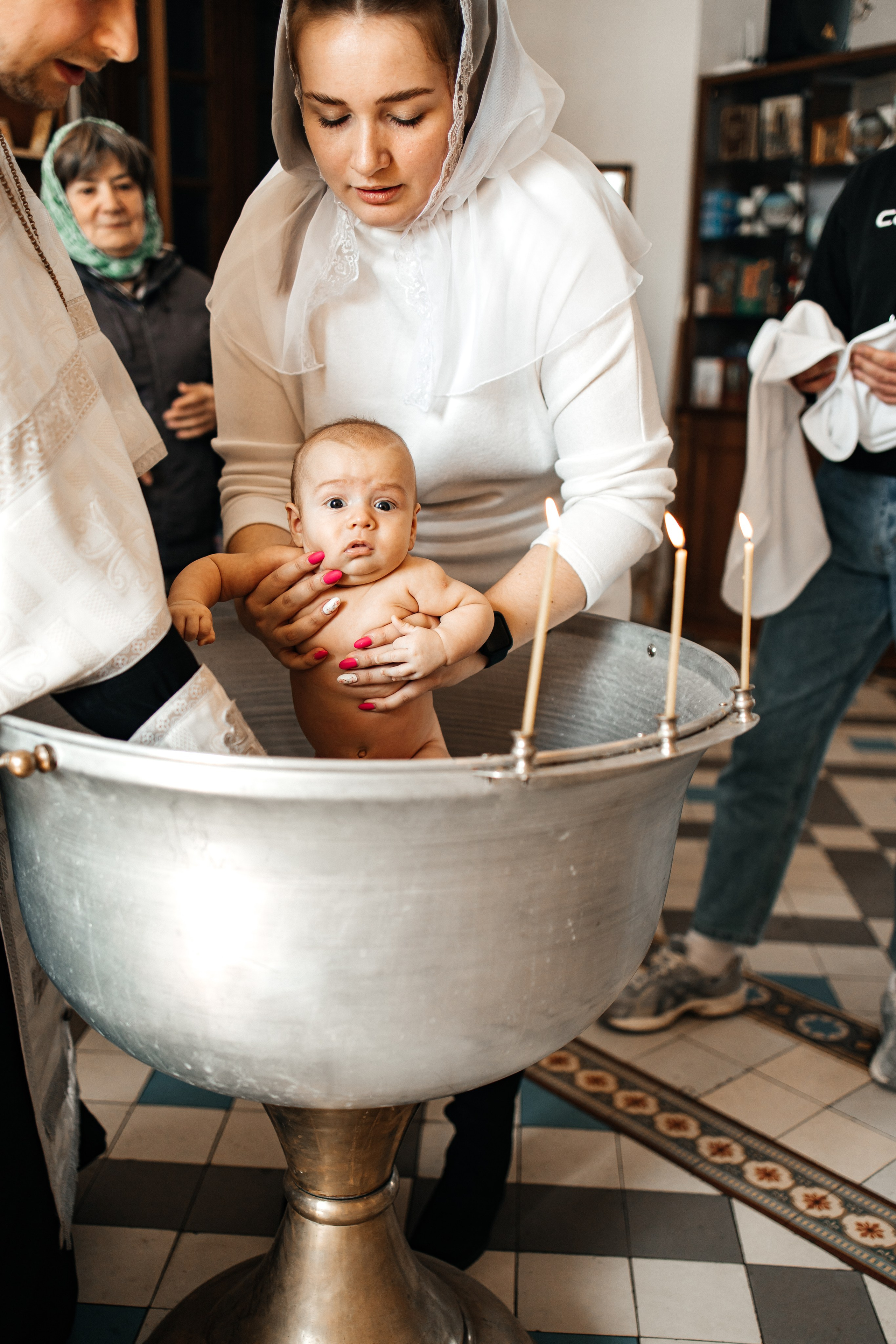 Крещение. Колесникова Татьяна. Фотограф новорожденных Щёлково, Москва, Королев