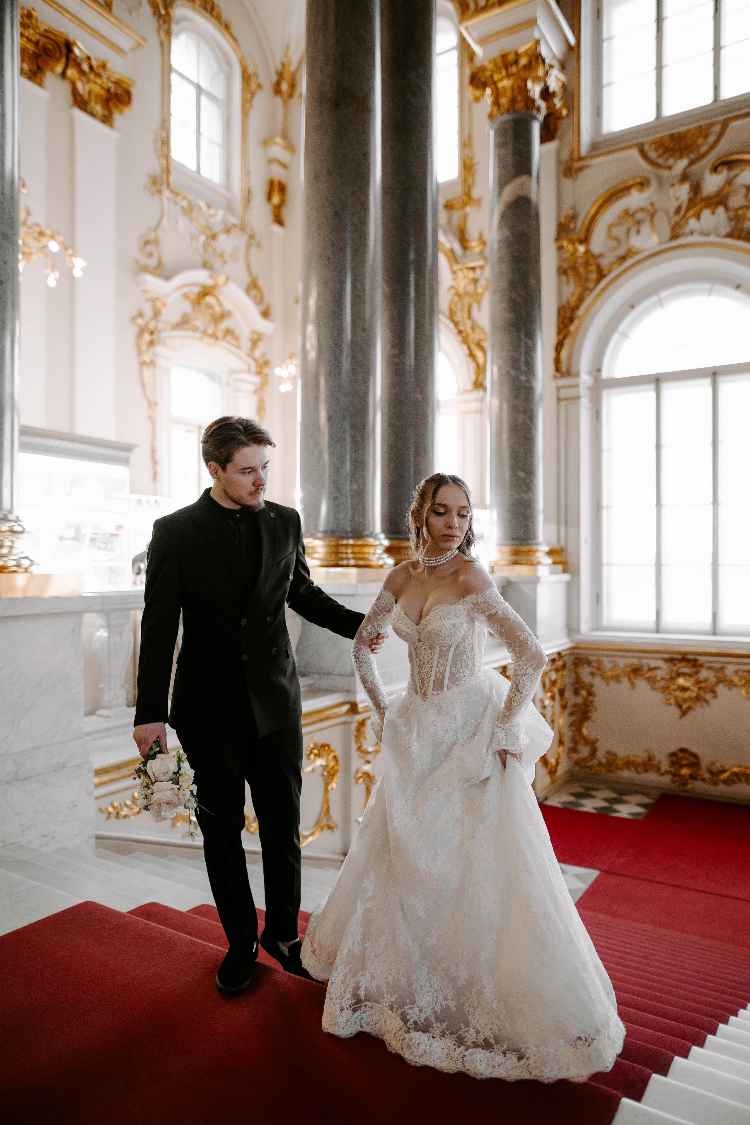 Ольга и Глеб / Эрмитаж. Фотограф Veronika Potaseva