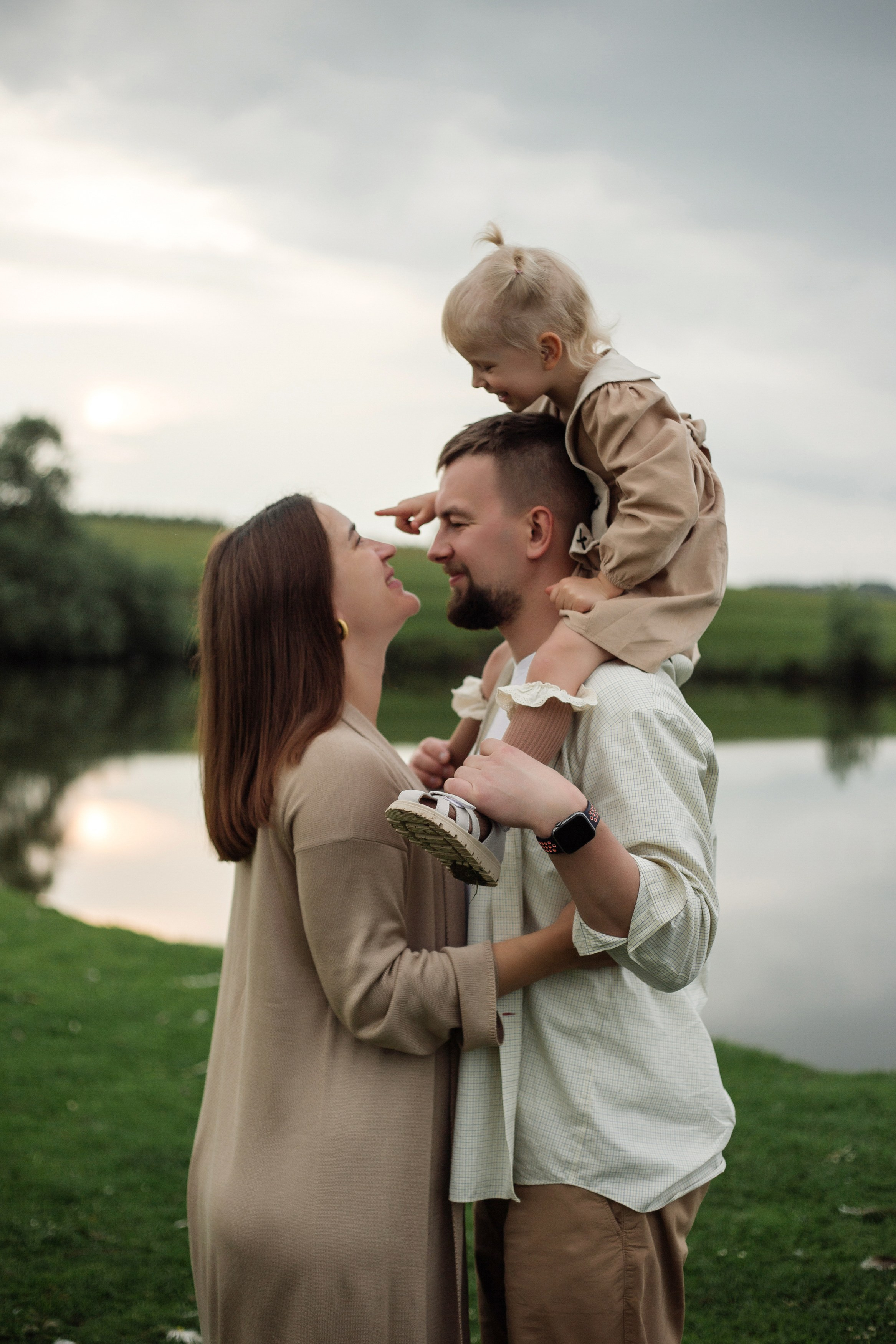 Дмитрий, Ольга и Верочка. Портретный, семейный, свадебный фотограф в Брянске Маргарита Василькова