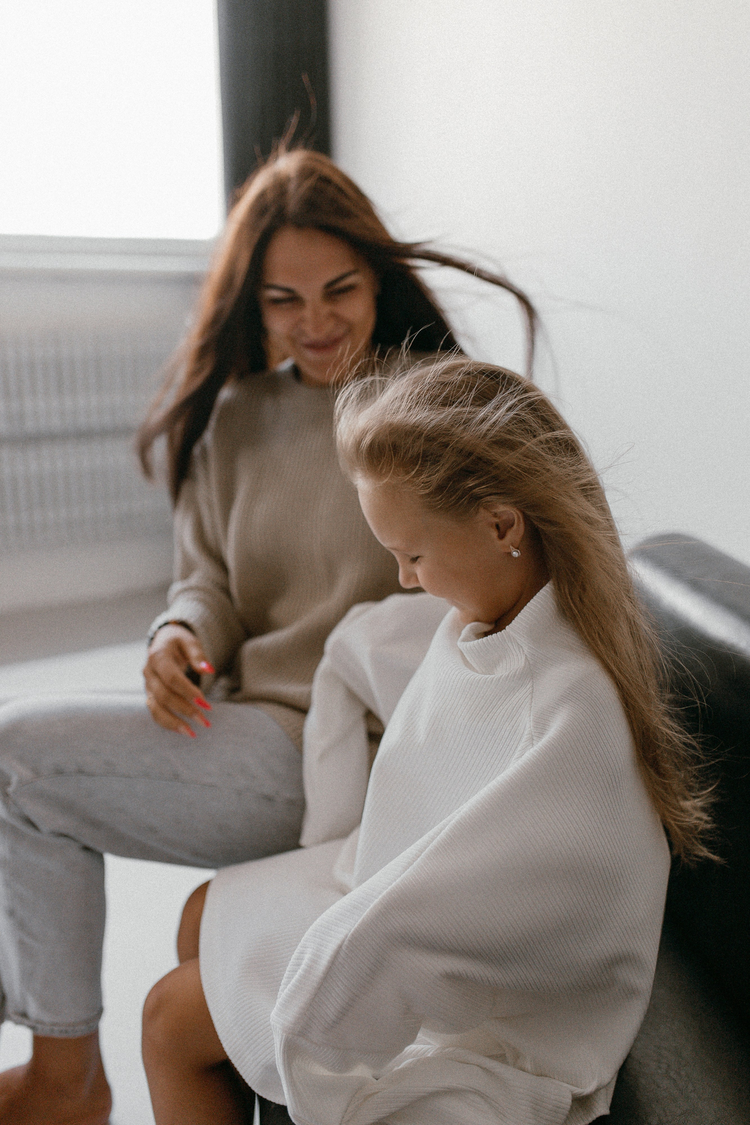 Есения и мама. Семейный фотограф Губкин/Старый Оскол