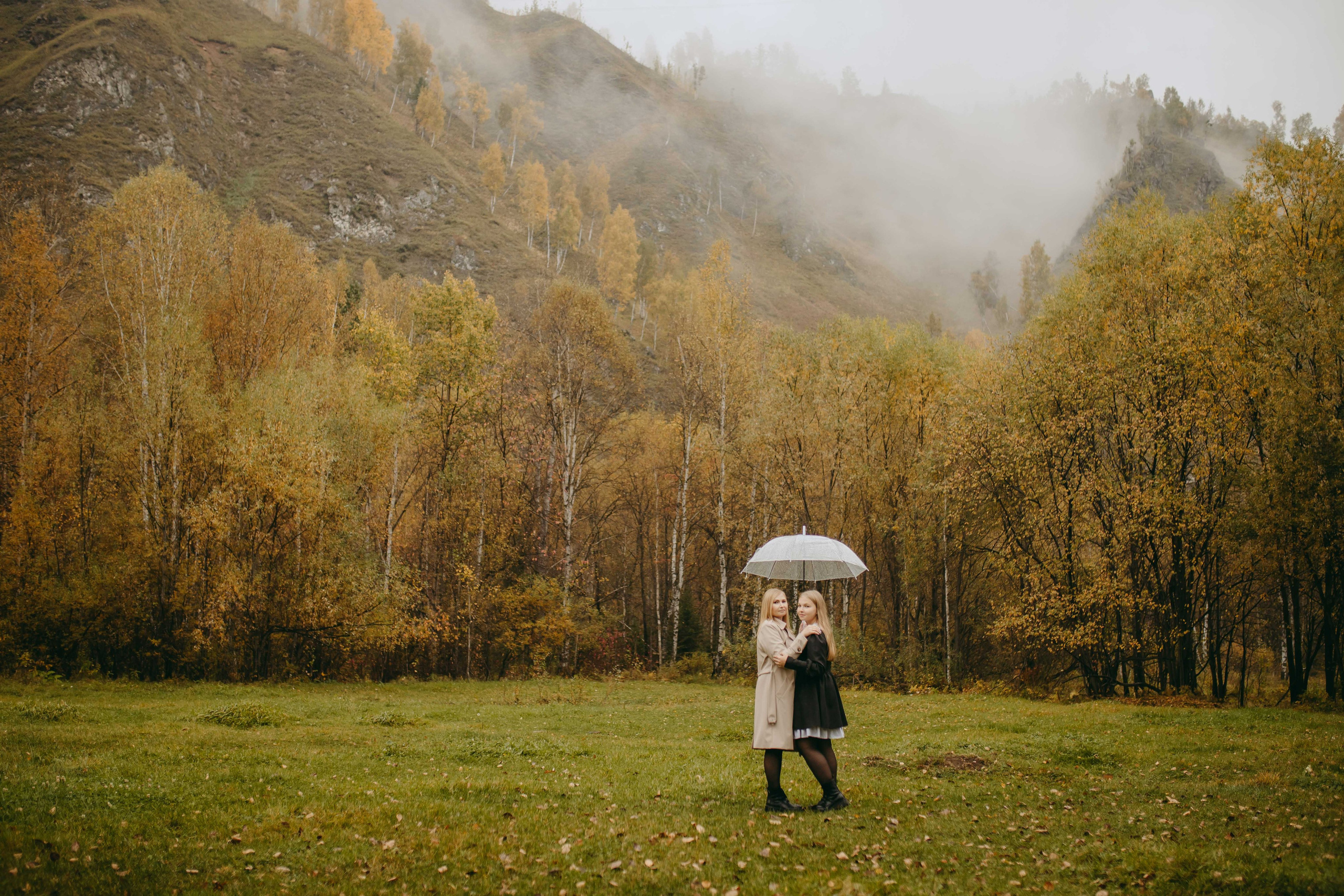 Осенняя история Саши и Дианы. Фотограф Наталья Кургина Слюдянка Иркутск