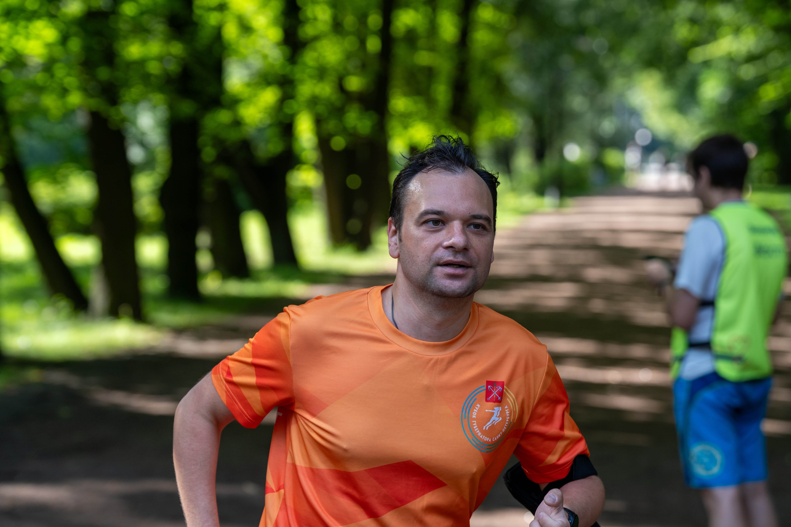 Спортивный фотограф Санкт-Петербург запечатлел бегуна на пробеге «5 вёрст»