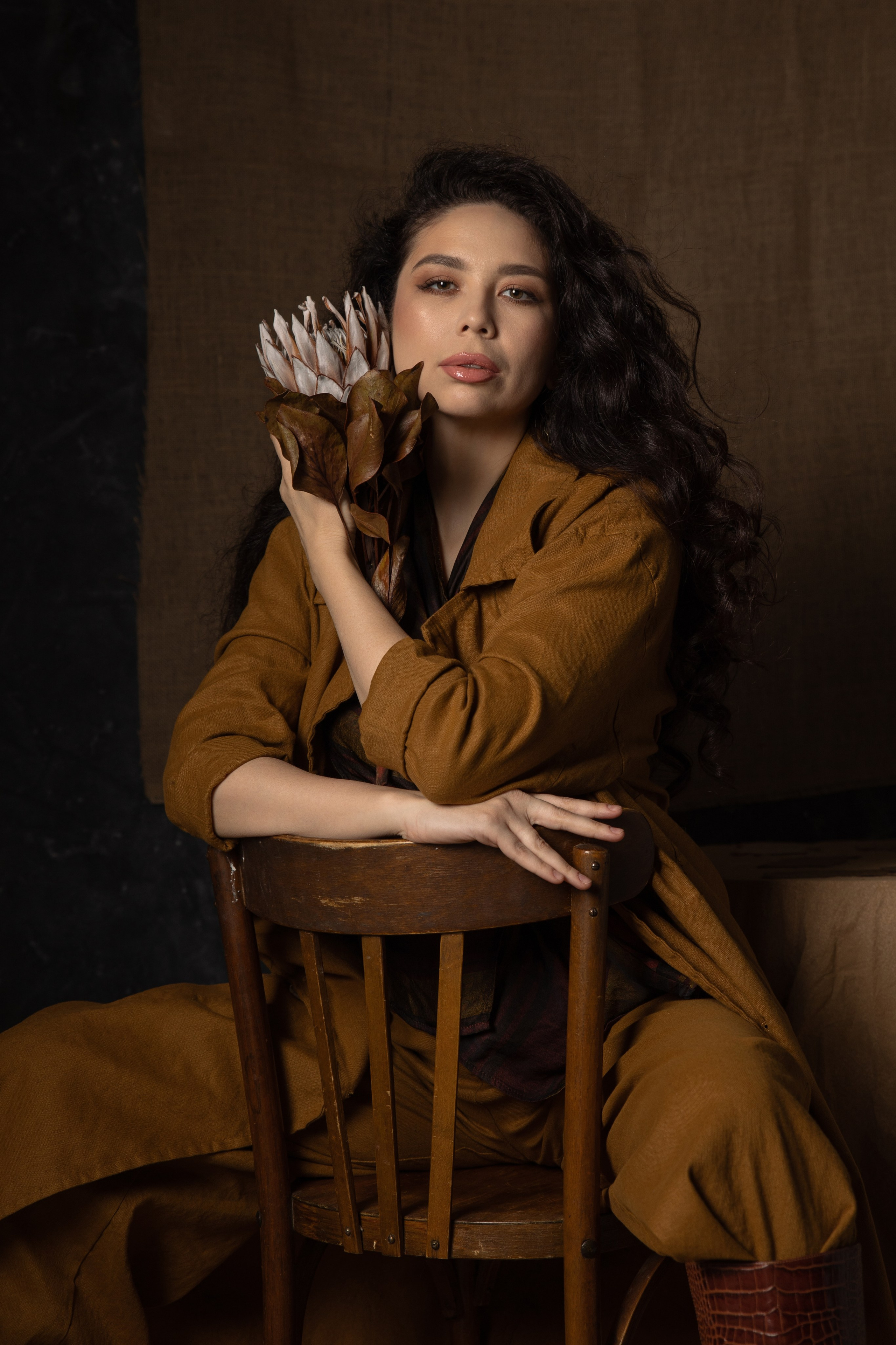 фотосессия с цветком