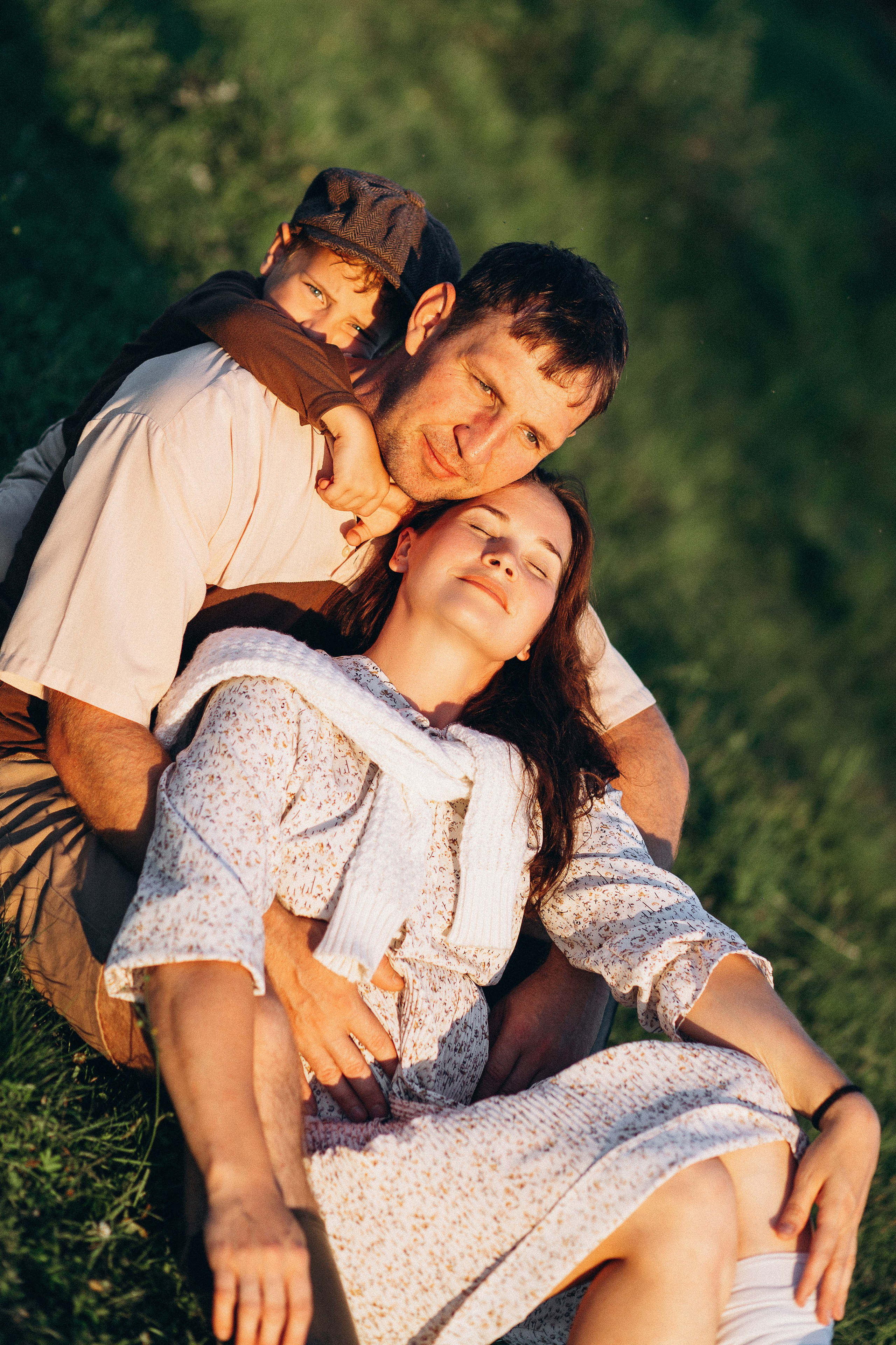 Даша, Денис, Макс, сибирское лето в деревне. Семейный фотограф в Москве Марина Петра