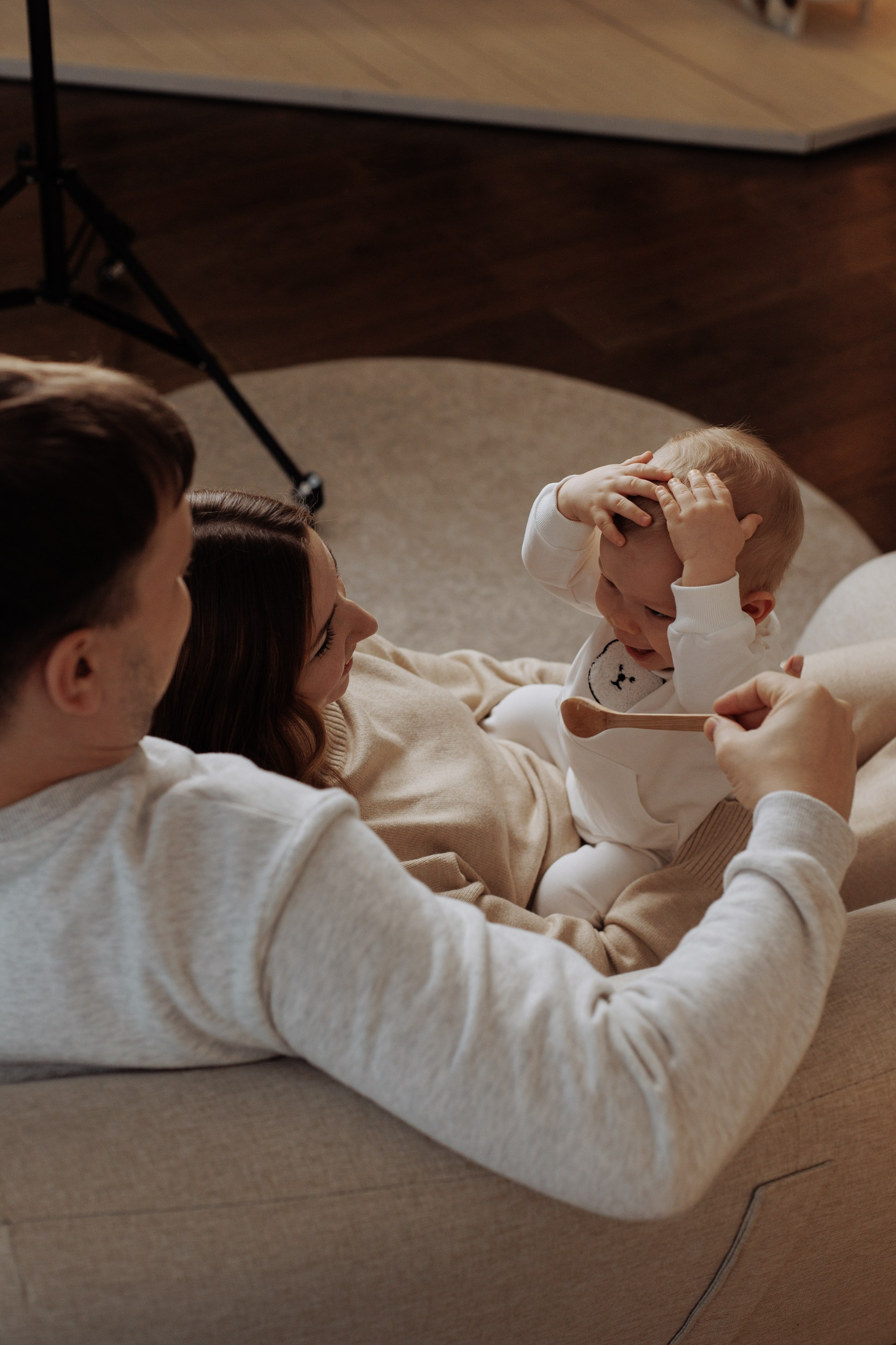 Семейная фотосессия «студия». Свадебный фотограф