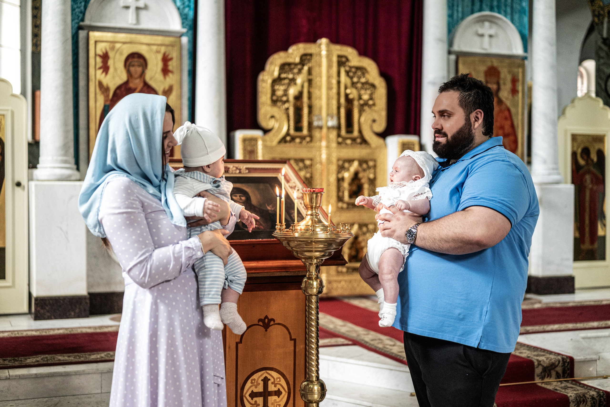 Крещение Анна. Семейный и детский фотограф Москва
