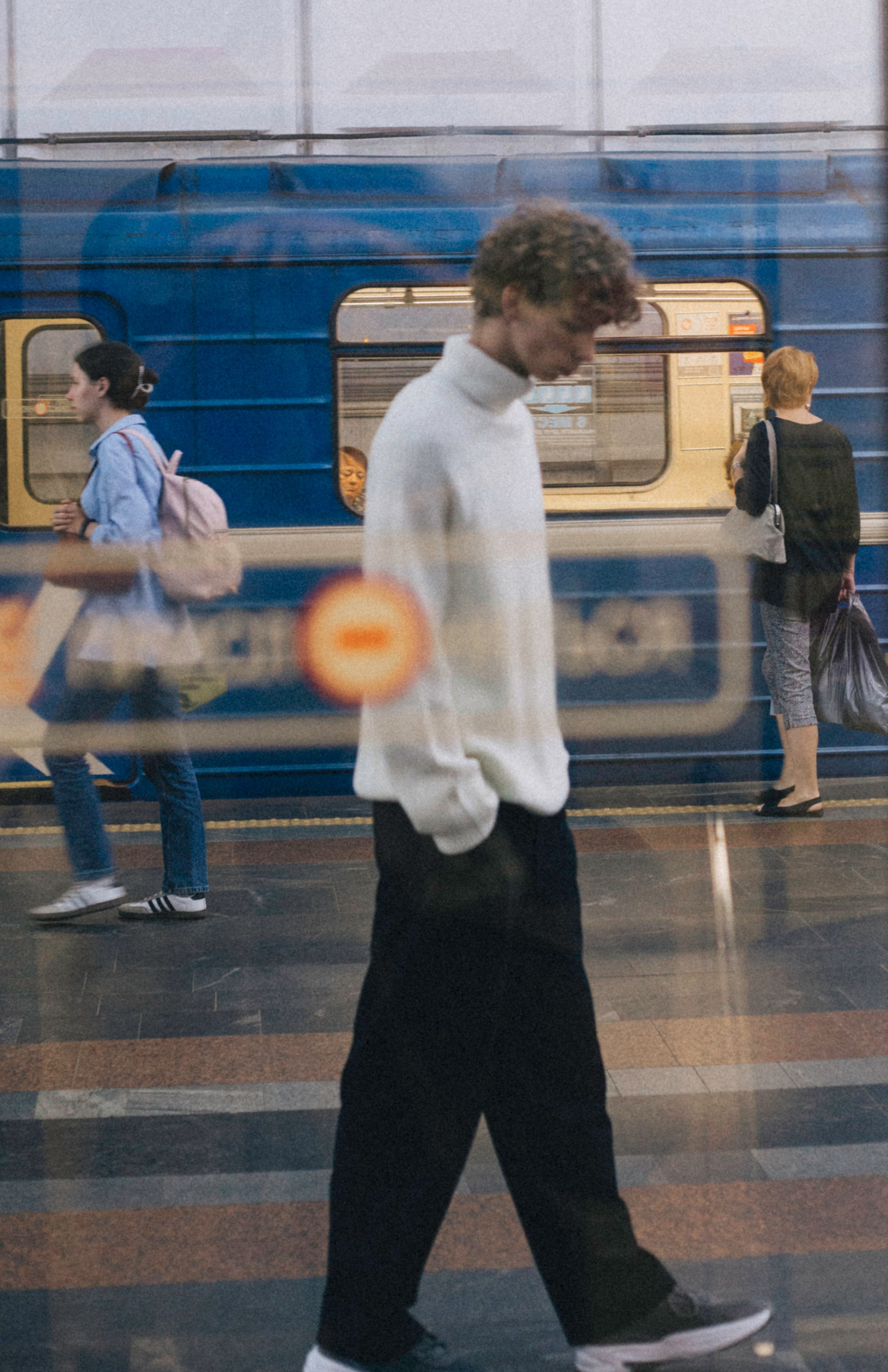 Иван в метро. Портретный фотограф в Минске