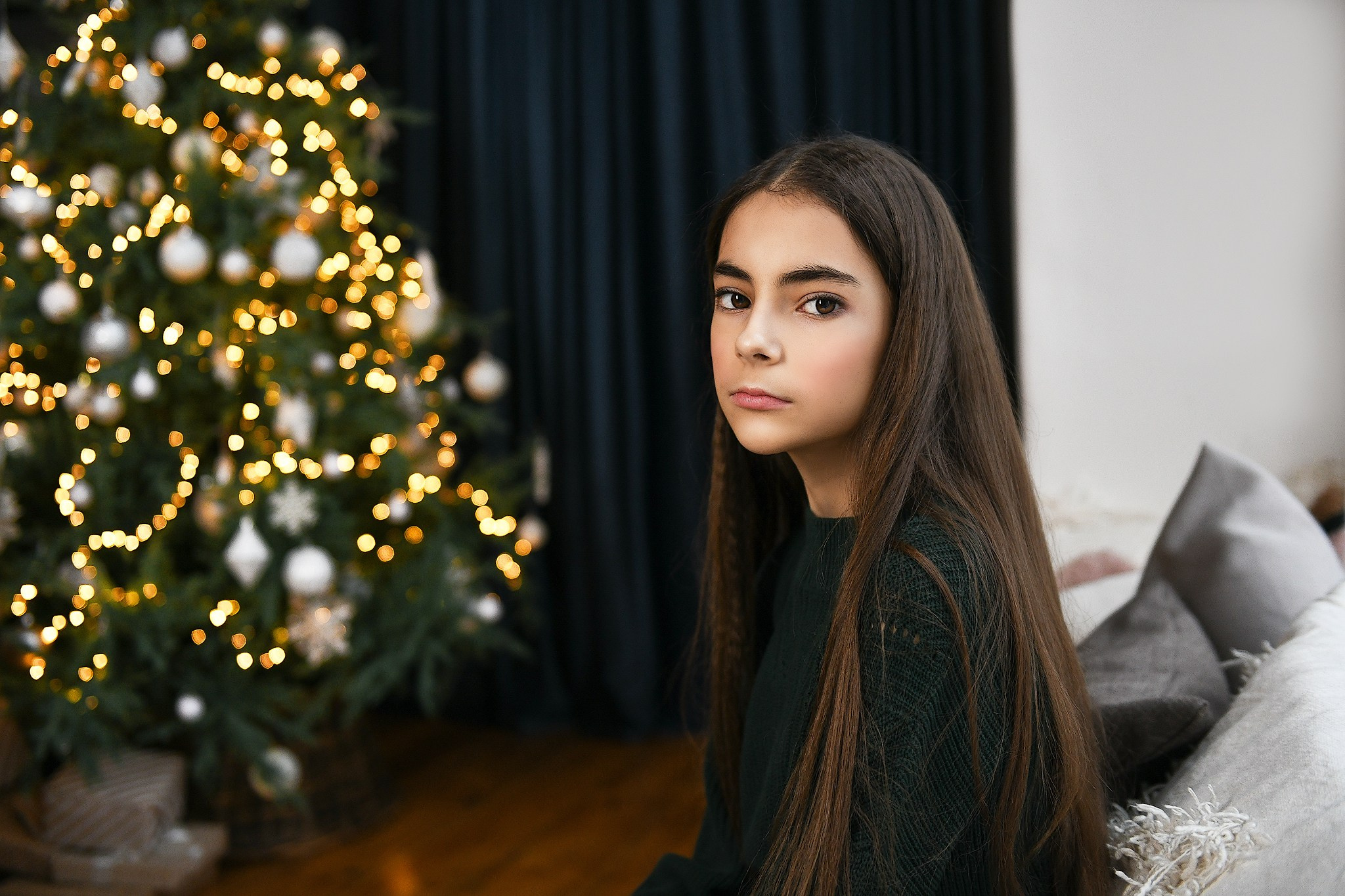 Новогодние истории Саши, Юляши и Софии. Студия История. Портретный и контент фотограф в Воронеже Елена Николайчик