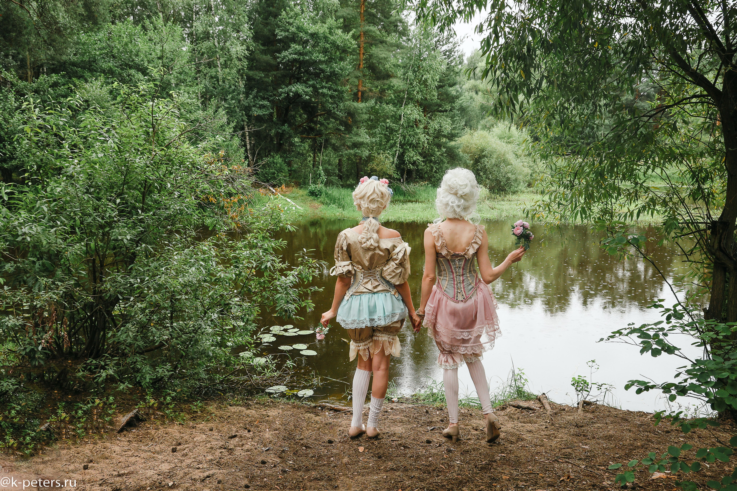 Пикник у озера в стиле Барокко. Фотограф Петерс Кристина /Липецк — Москва/