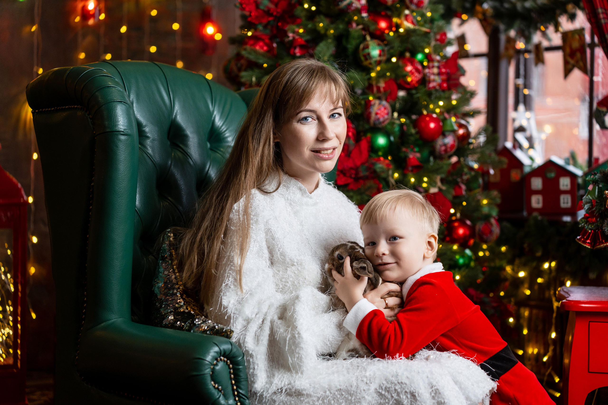 Новогодняя фотосессия в студии Леонардо
