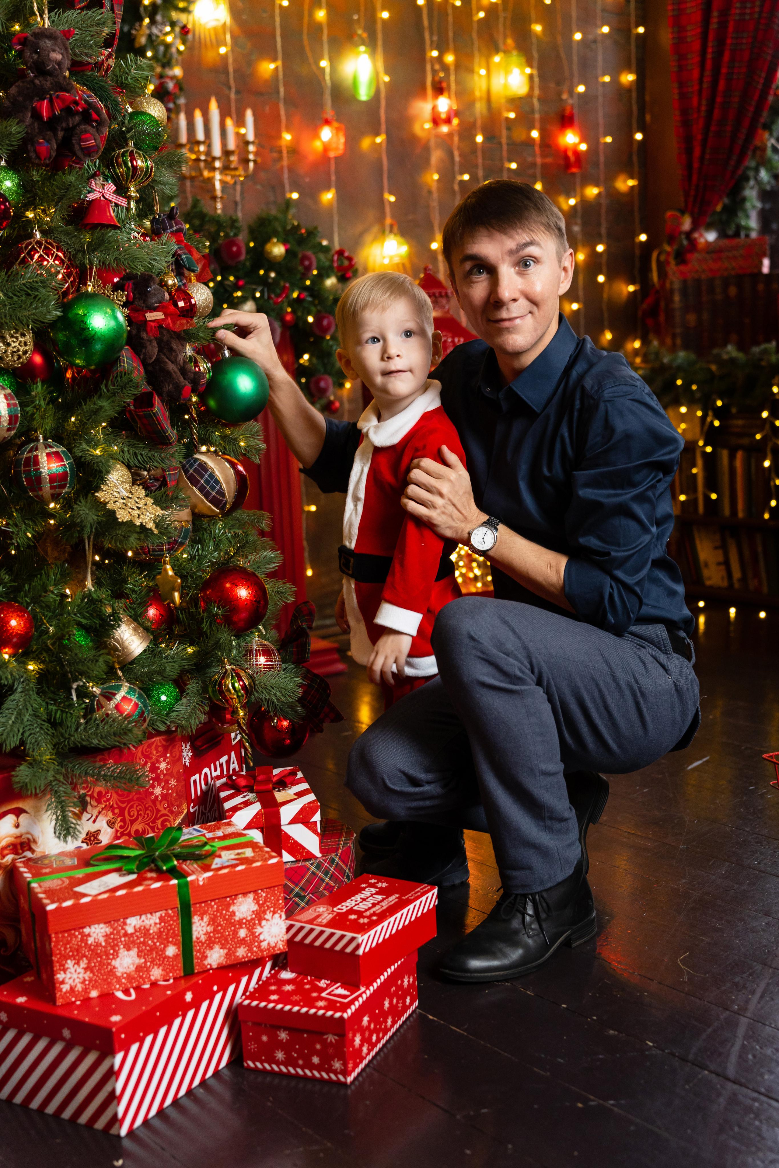 Новогодняя фотосессия в студии Леонардо
