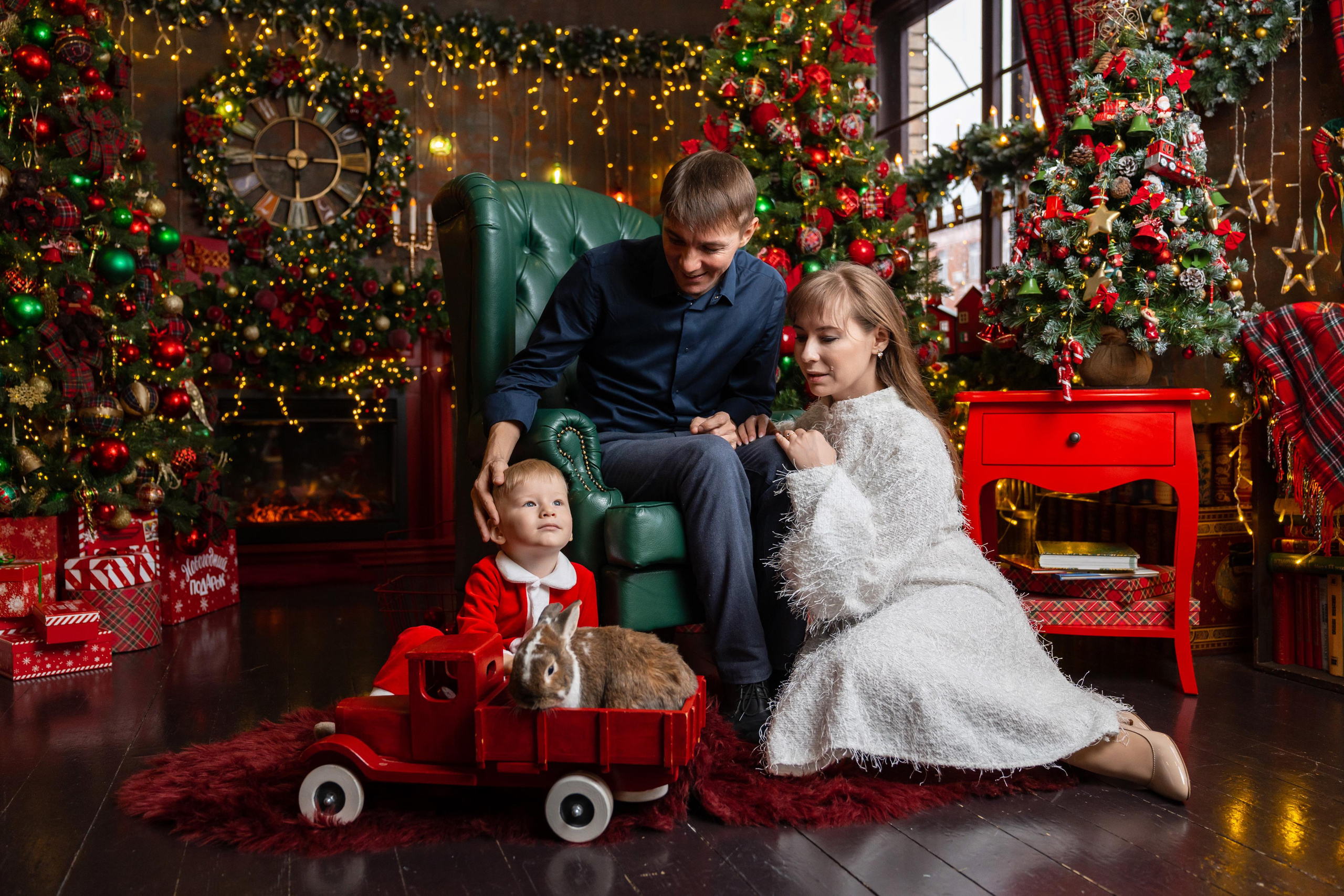 Новогодняя фотосессия в студии Леонардо