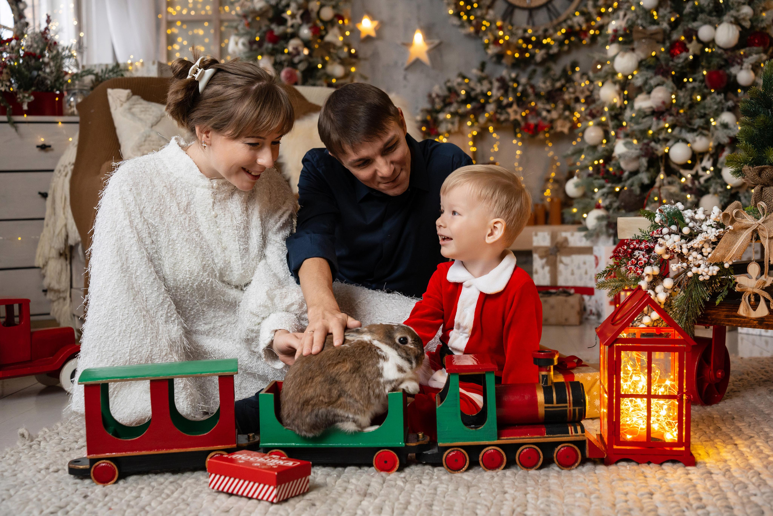 Новогодняя фотосессия в студии Леонардо