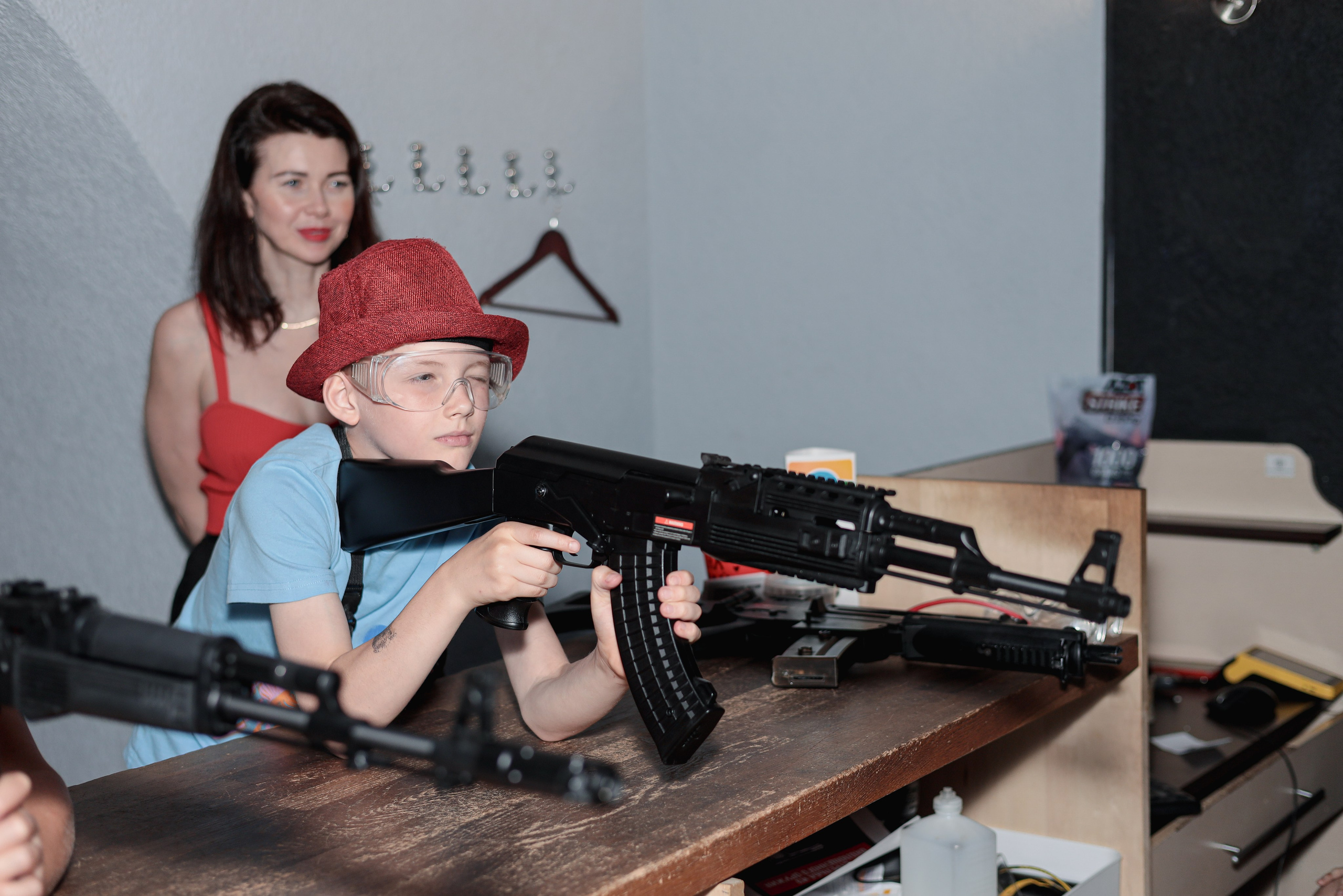 День рождение в стрелковом клубе. Фотограф Надршина Лилия