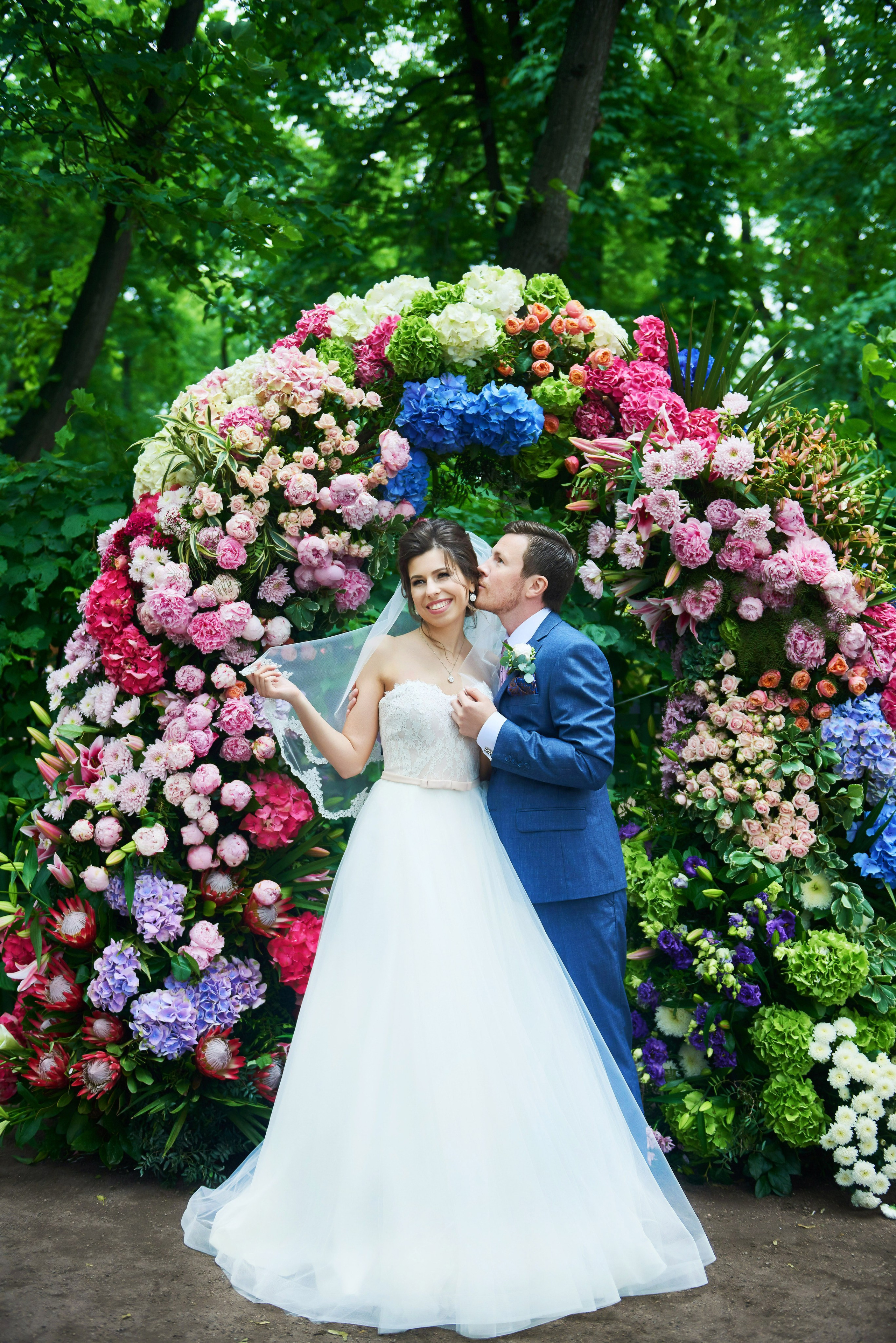 Валерия и Андрей (свадебная фотосессия в Летнем саду). Портретный, семейный и свадебный фотограф в Санкт-Петербурге и в Пушкине Ширяев Денис