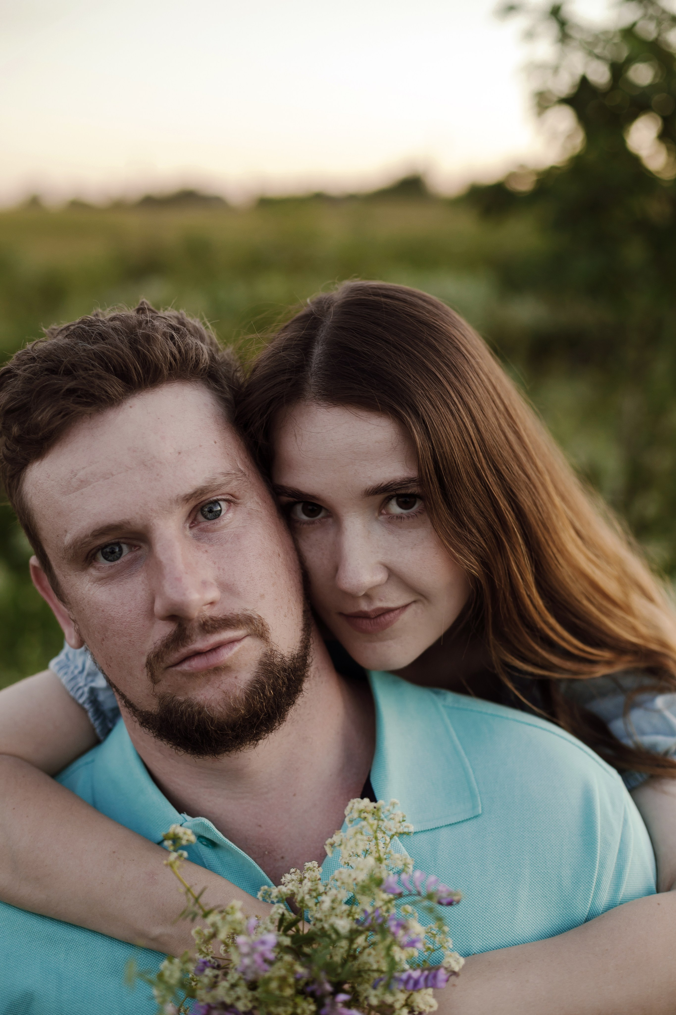 Колтушские высоты — Марина и Сергей. Портретный фотограф в Санкт-Петербурге Элина Ситникова