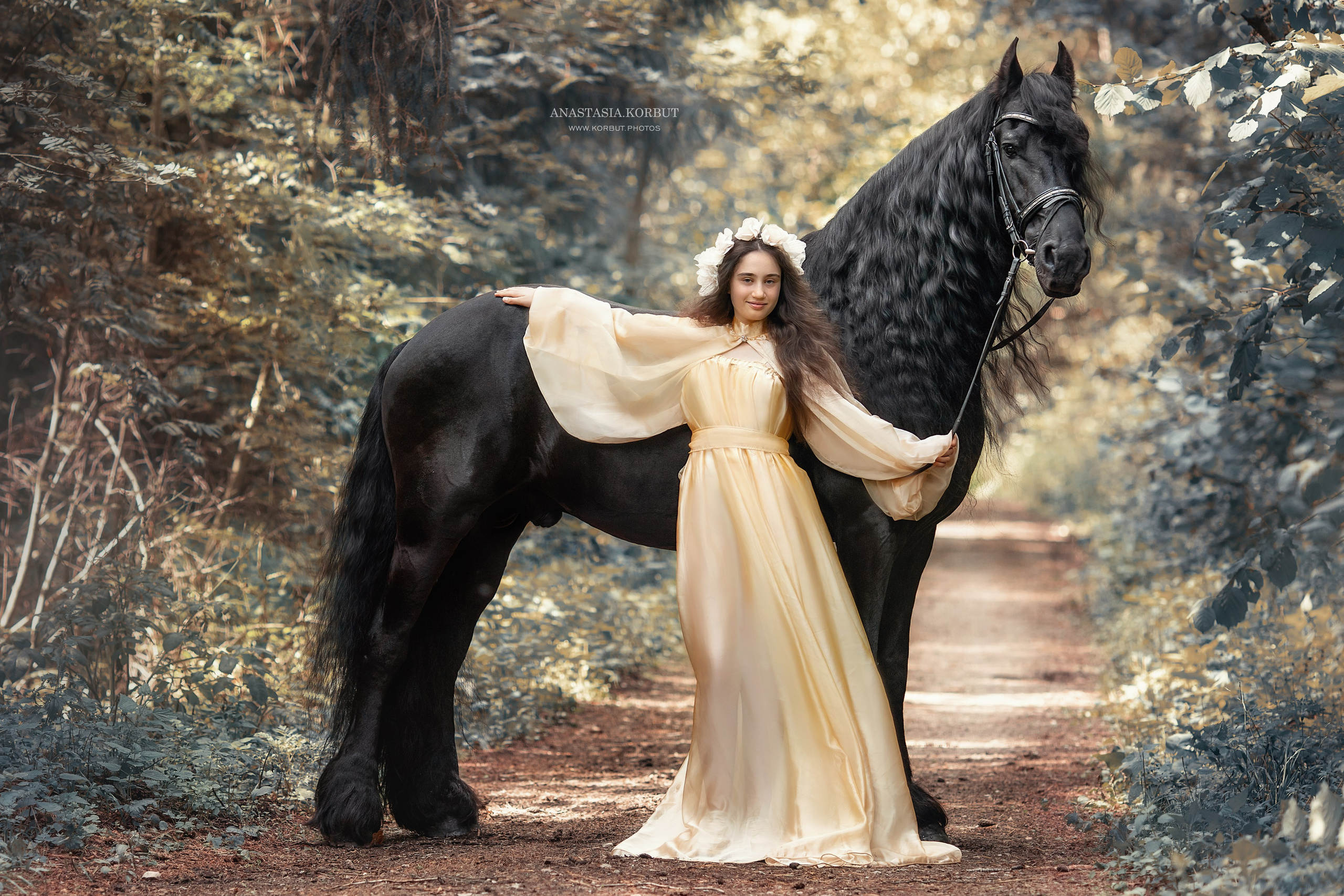 Фотосессия с лошадью. Арт фотограф в Минске Анастасия Корбут