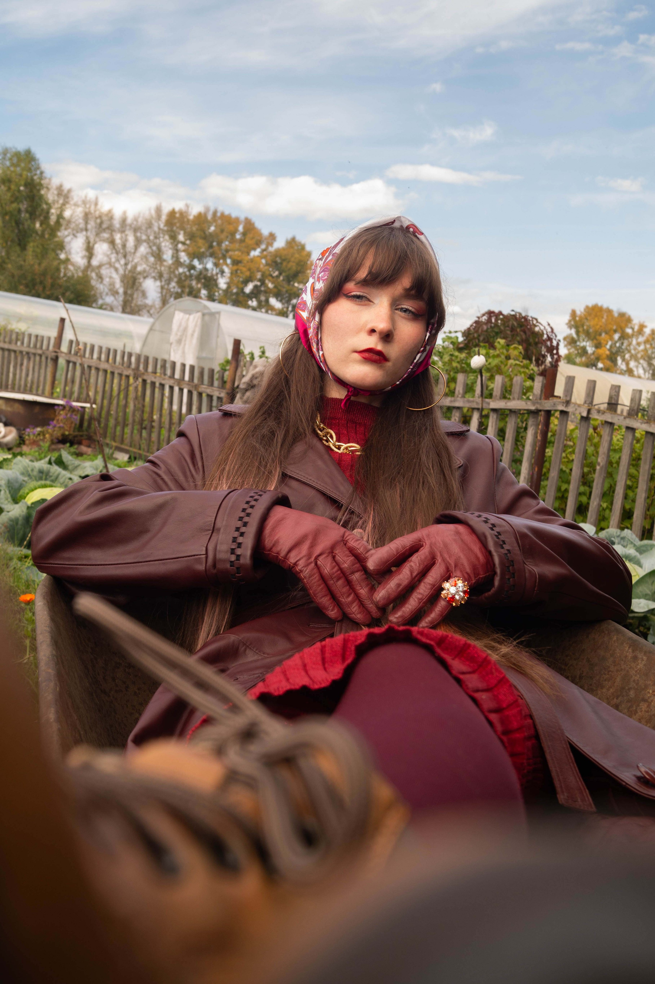 Концептуальная съёмка «Fashion колхоз». Фотография Кемерово