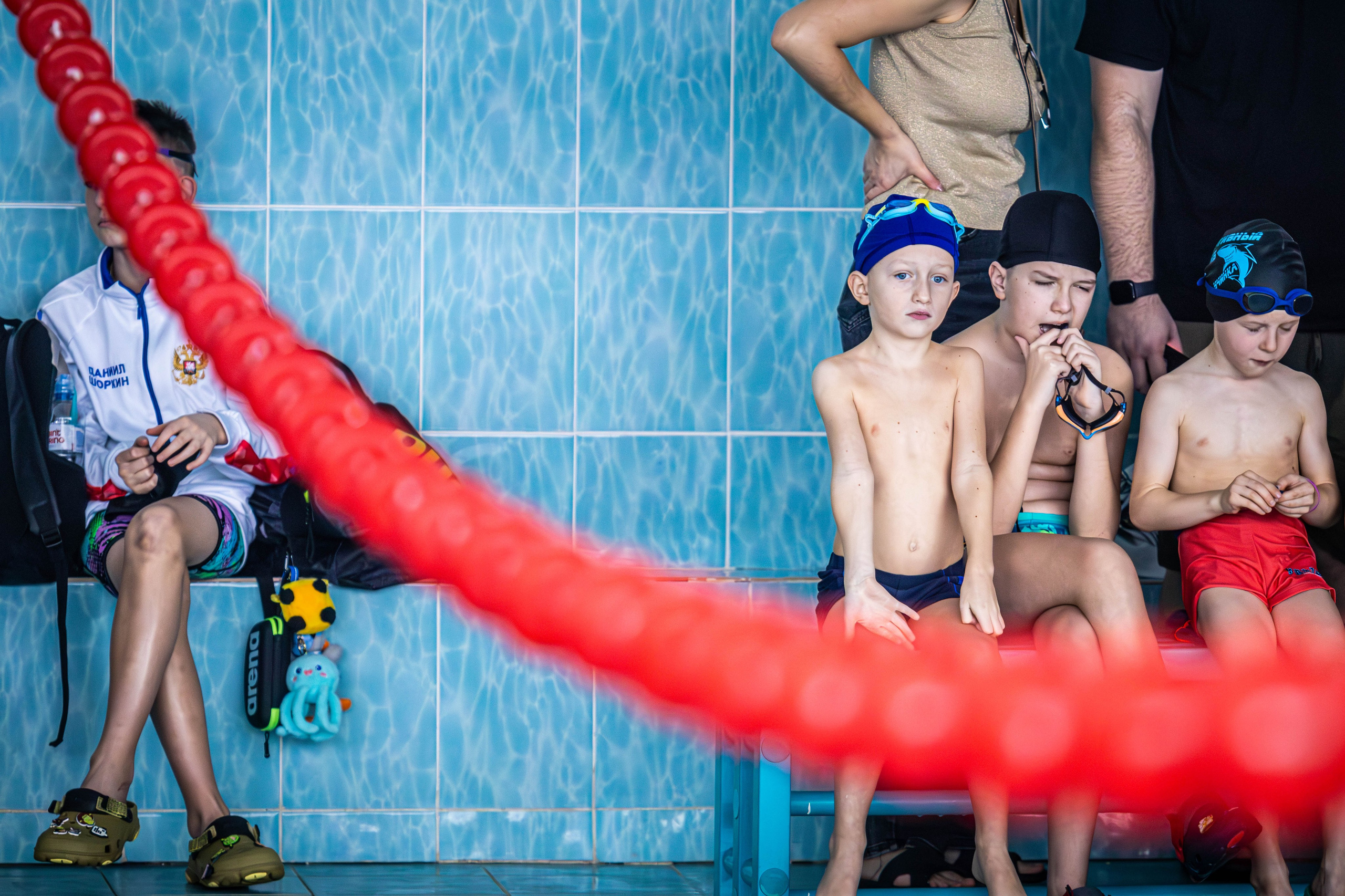 Фотосессия соревнований по плаванию в Пушкино Московской области
