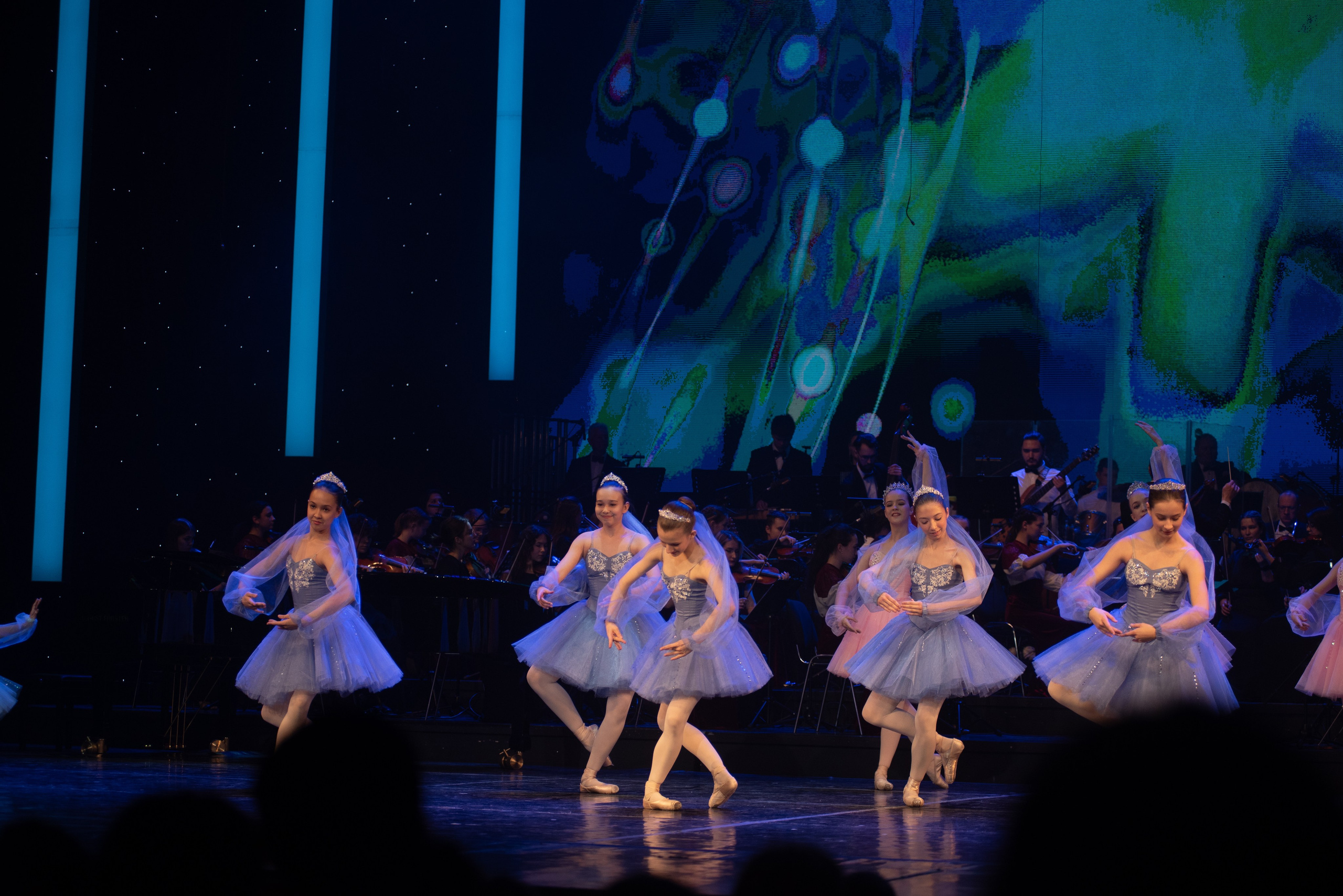 Отчетный концерт ДШИ «Гармония» «Зимняя гармония». Фотограф новорожденных, семейный детский в Тюмени Татьяна Морозова