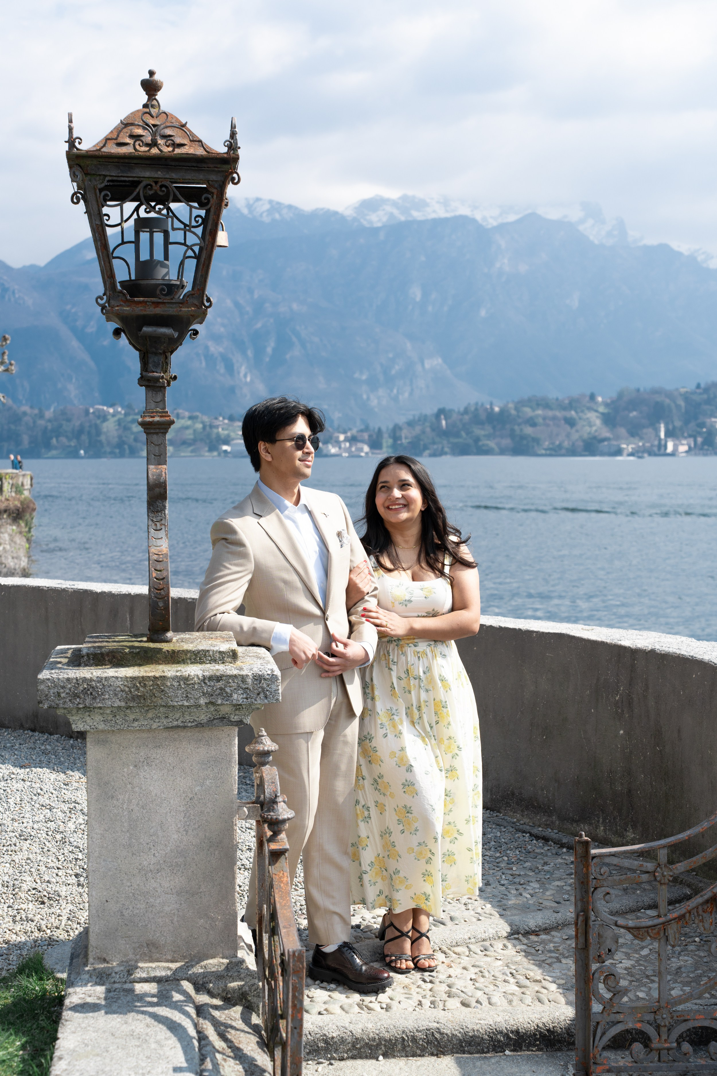Addy & Fiance. Maria Anistratova | Destination Photographer, Videographer & Drone Pilot — Lake Como