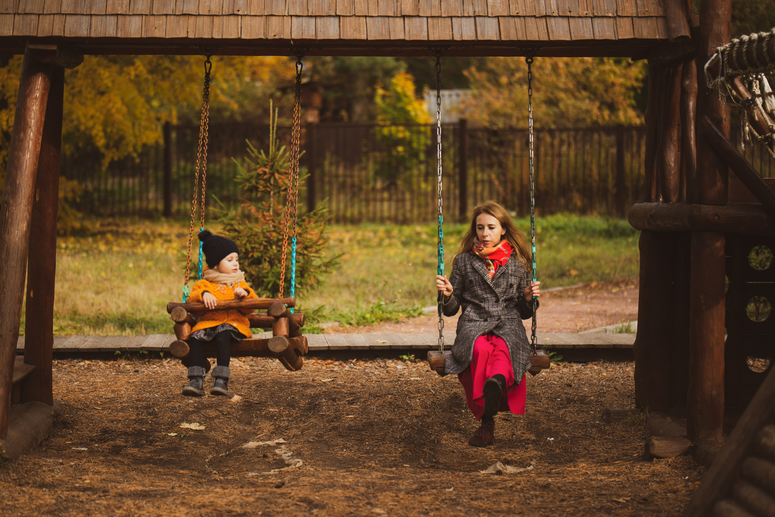 Осень. Мама и дочь. Свадебный и семейный фотограф Москва Видное Домодедово