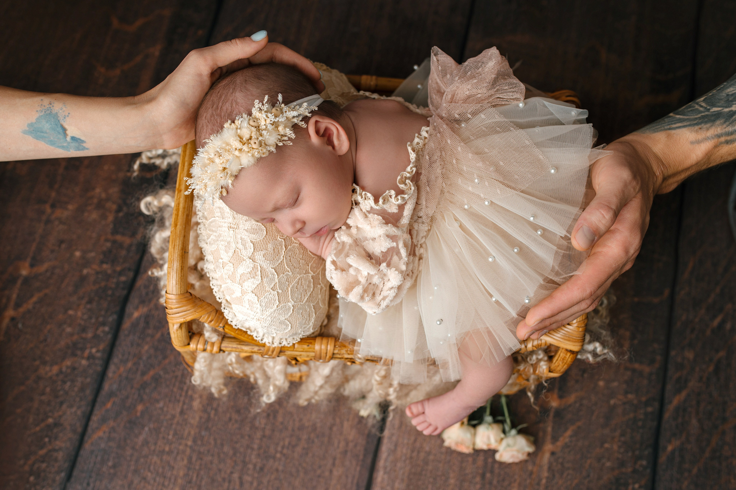 Профессиональный фотограф новорожденных в Воронеже Виктория Баева