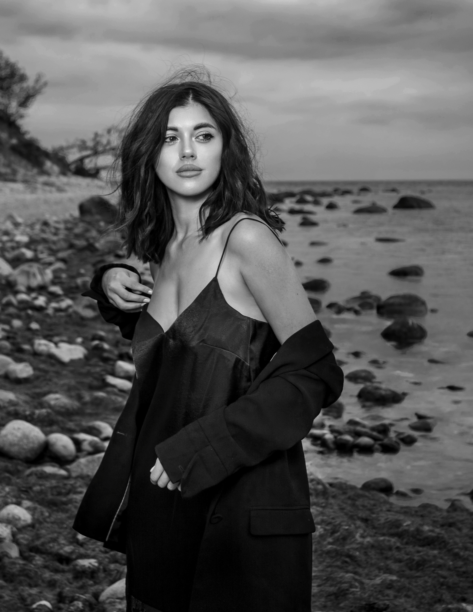 Черно-белый портрет. Фотостудия «Gelios». Фотосессии в Калининграде