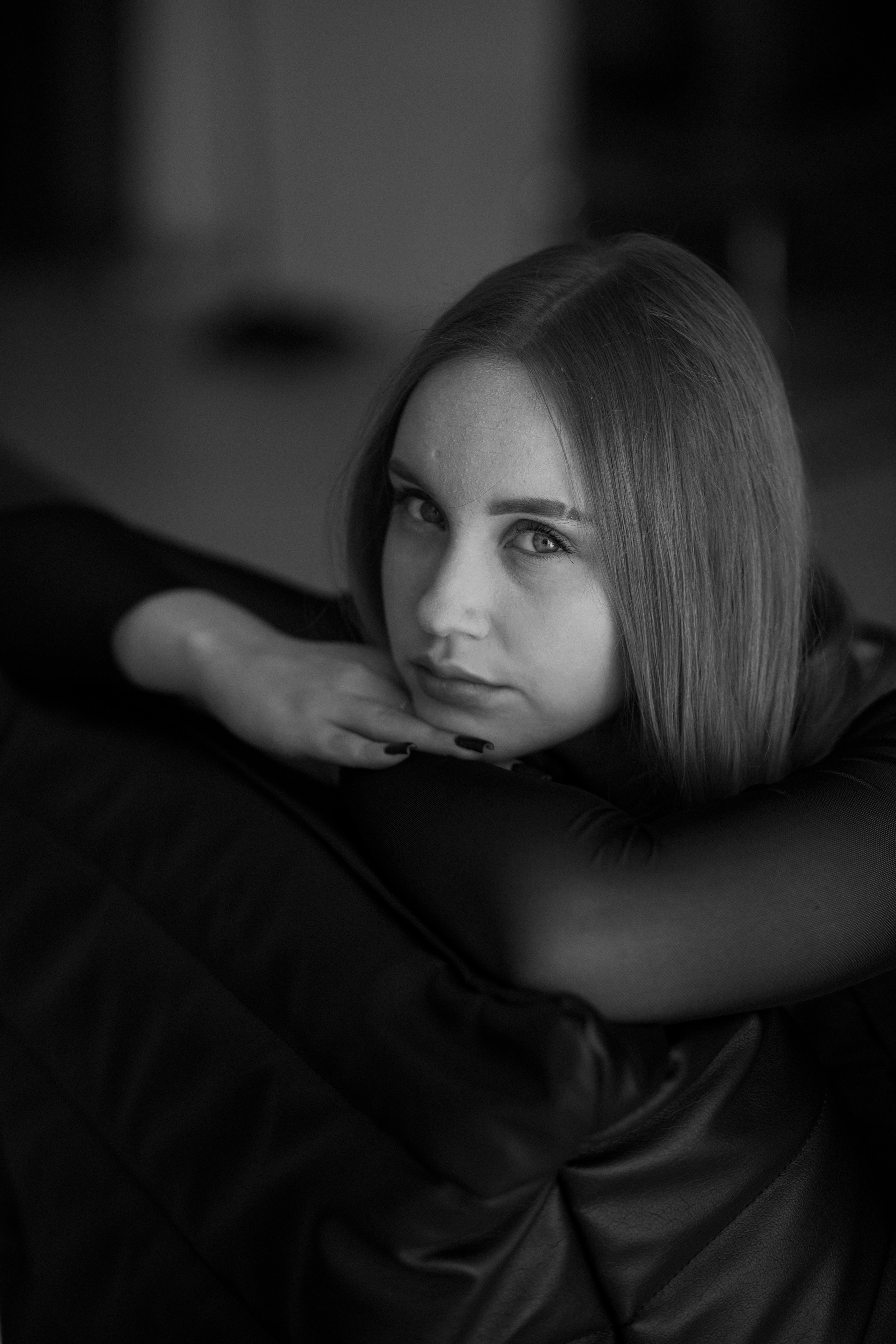 Студийные съемки в ч/б. Женский фотограф в Москве Рина Леонтьева