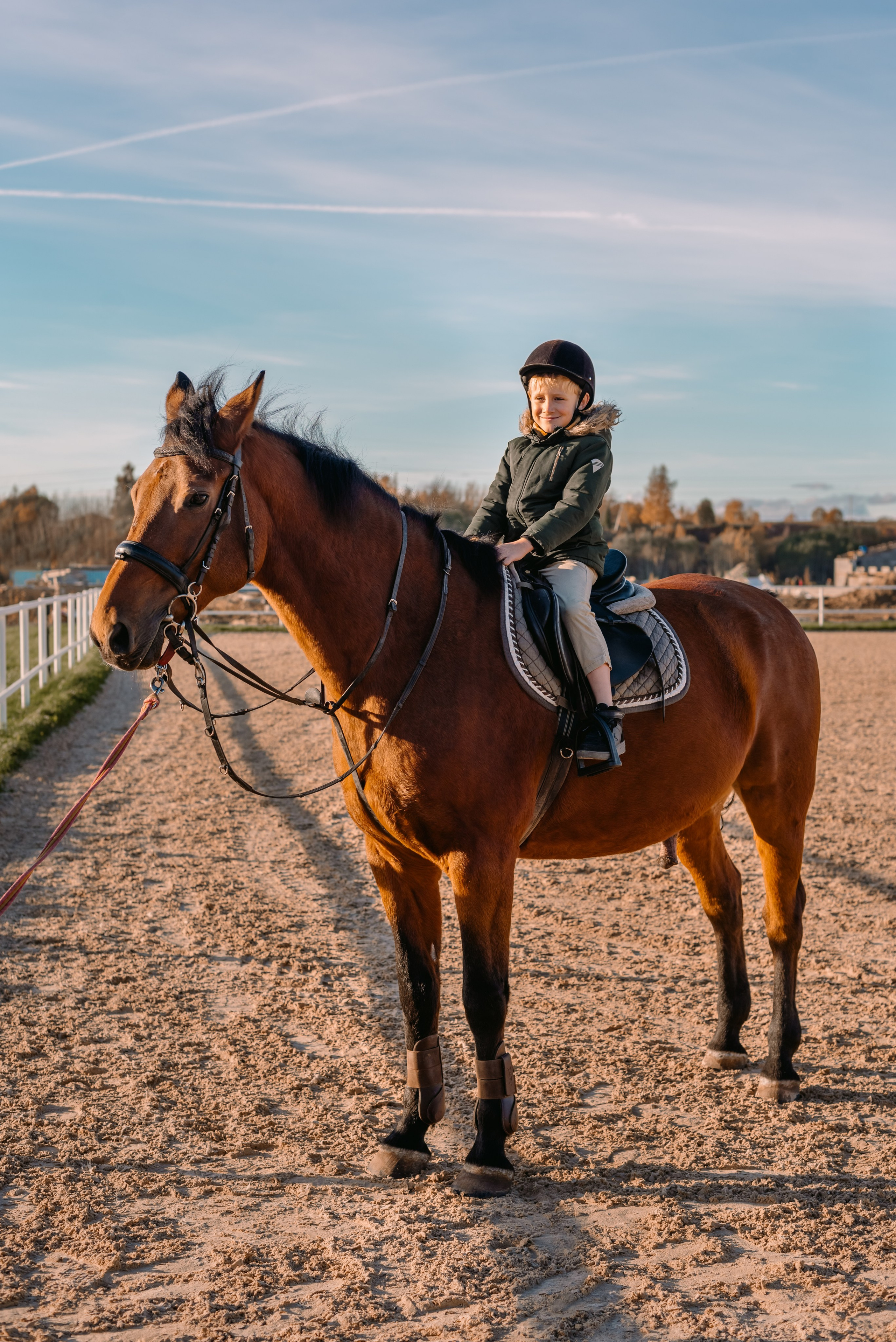 Фотосессия в конюшне и парке. Фотограф Юлия Кондратьева