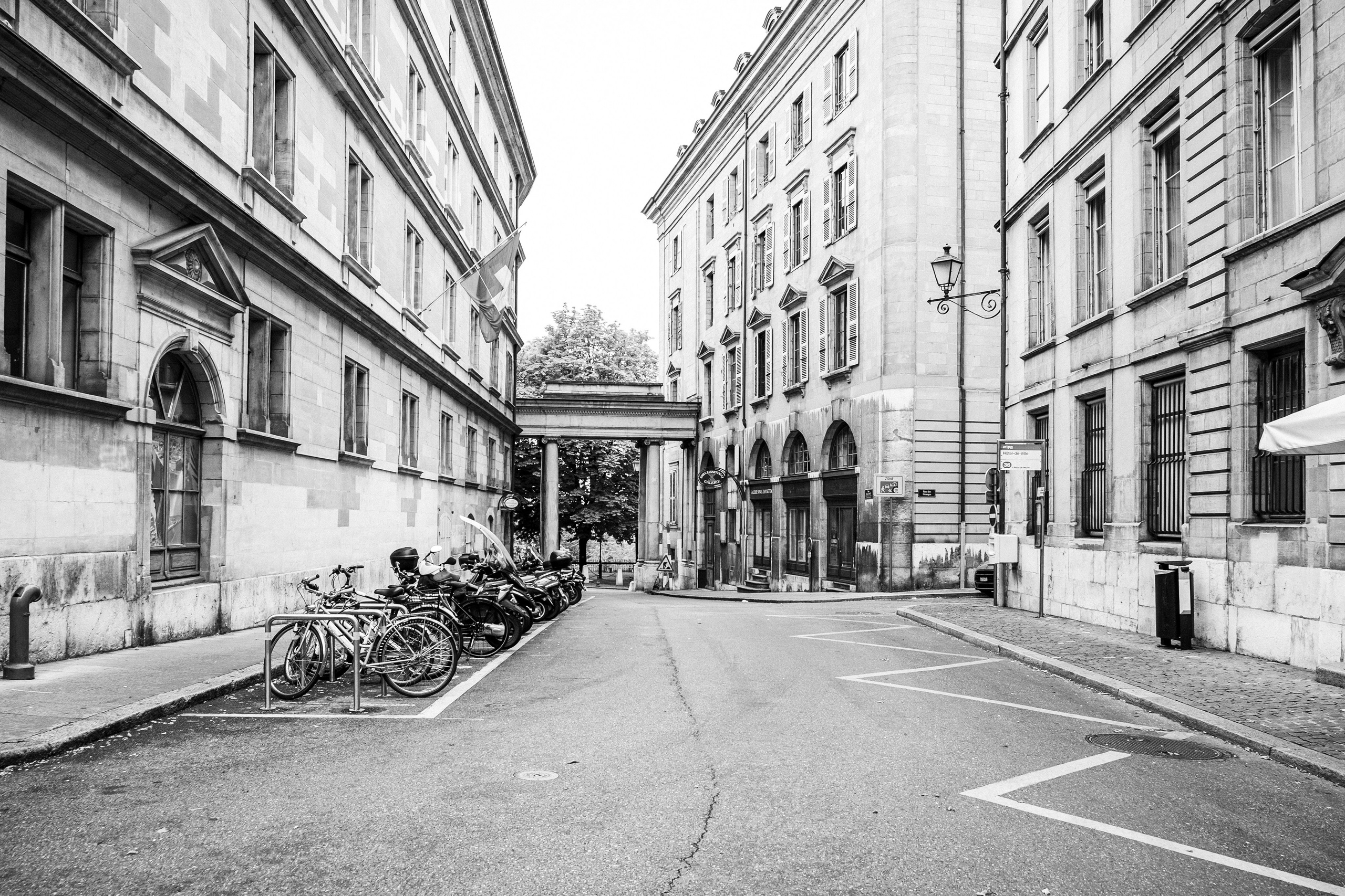 Женева. Фотограф Антон Швец — Монохромная реальность