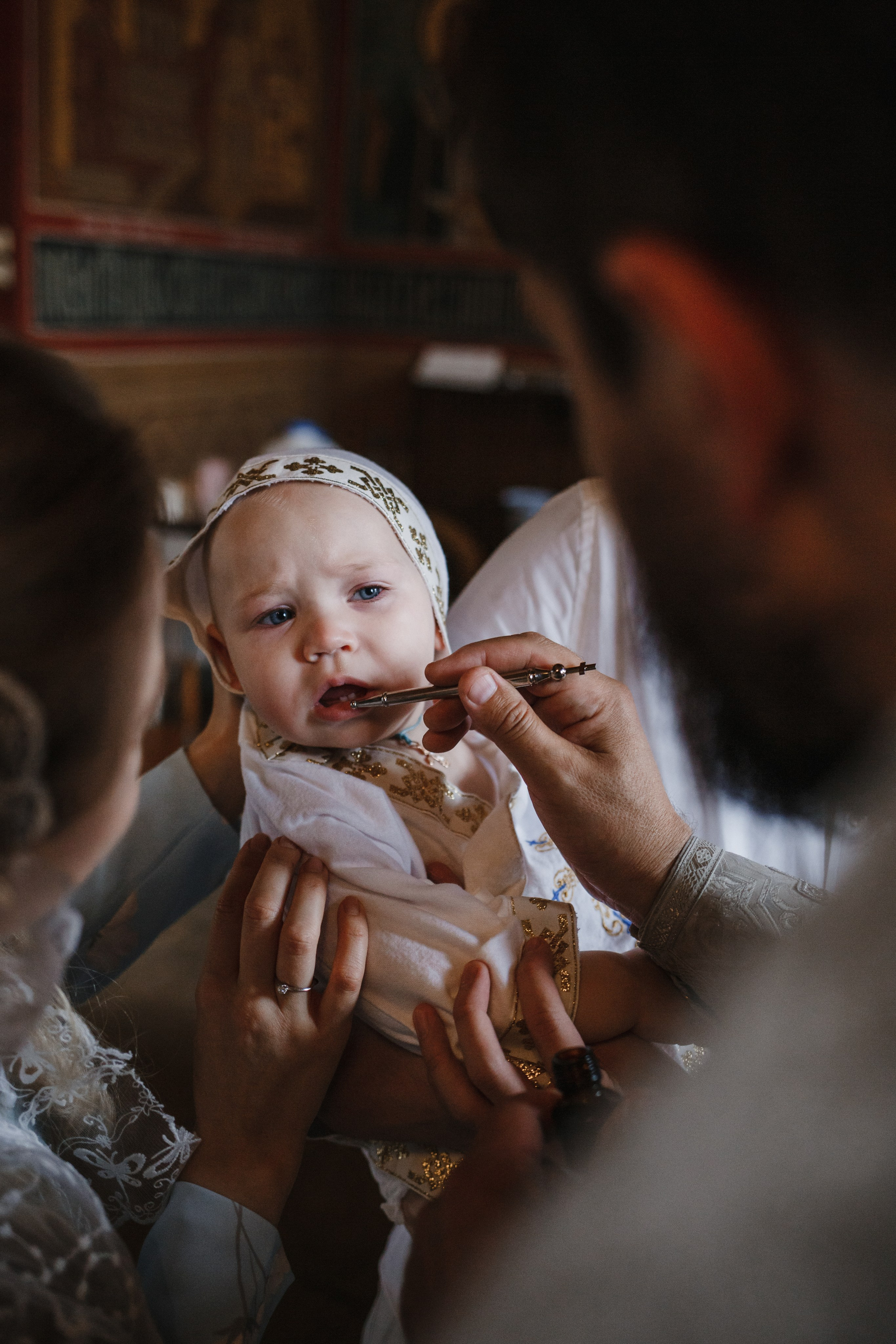 Крещение Кирилла. Семейный фотограф Николаева Ольга