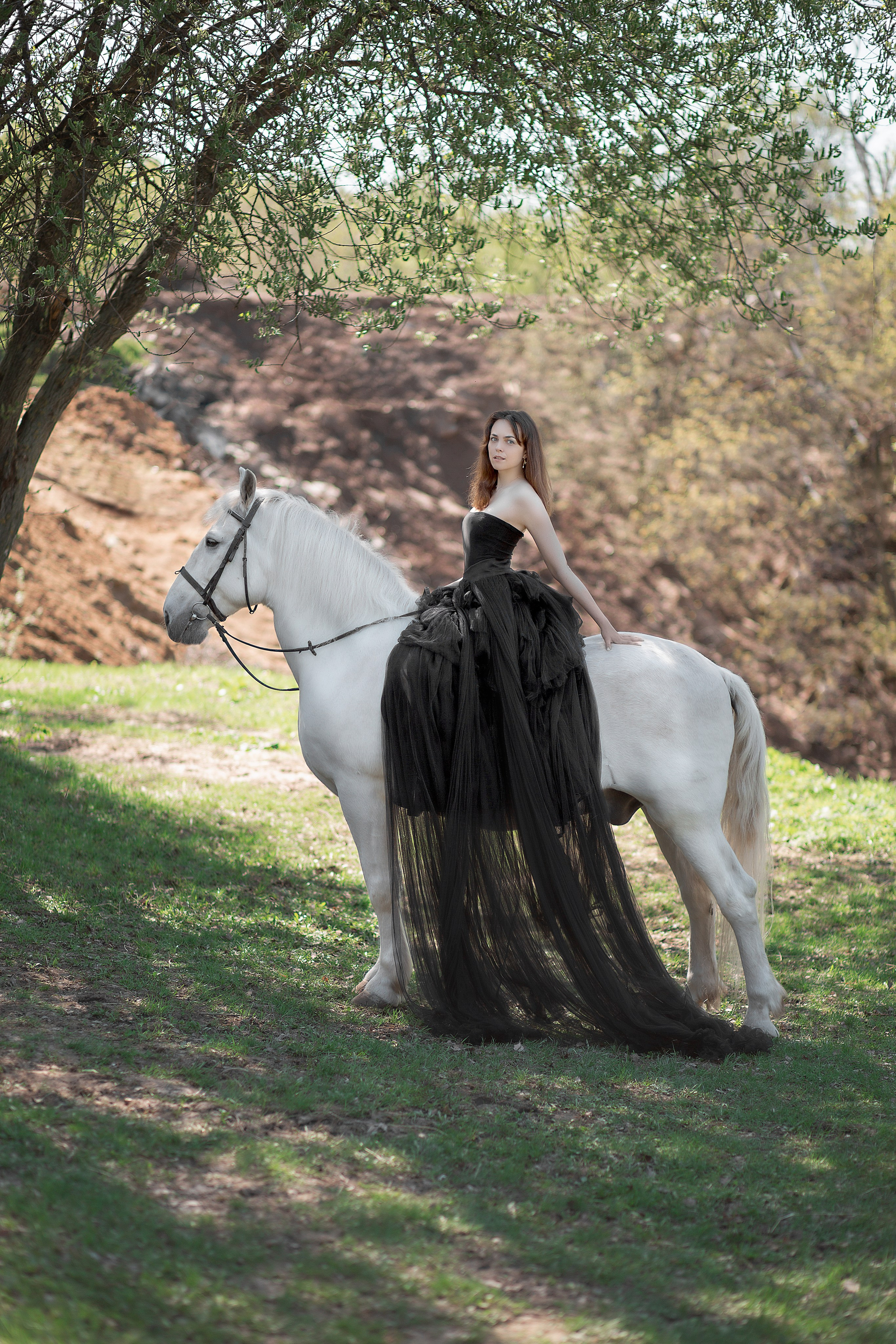 Фотосессия Марии с Воробьем. Фотосессия с лошадьми в Нижнем Новгороде