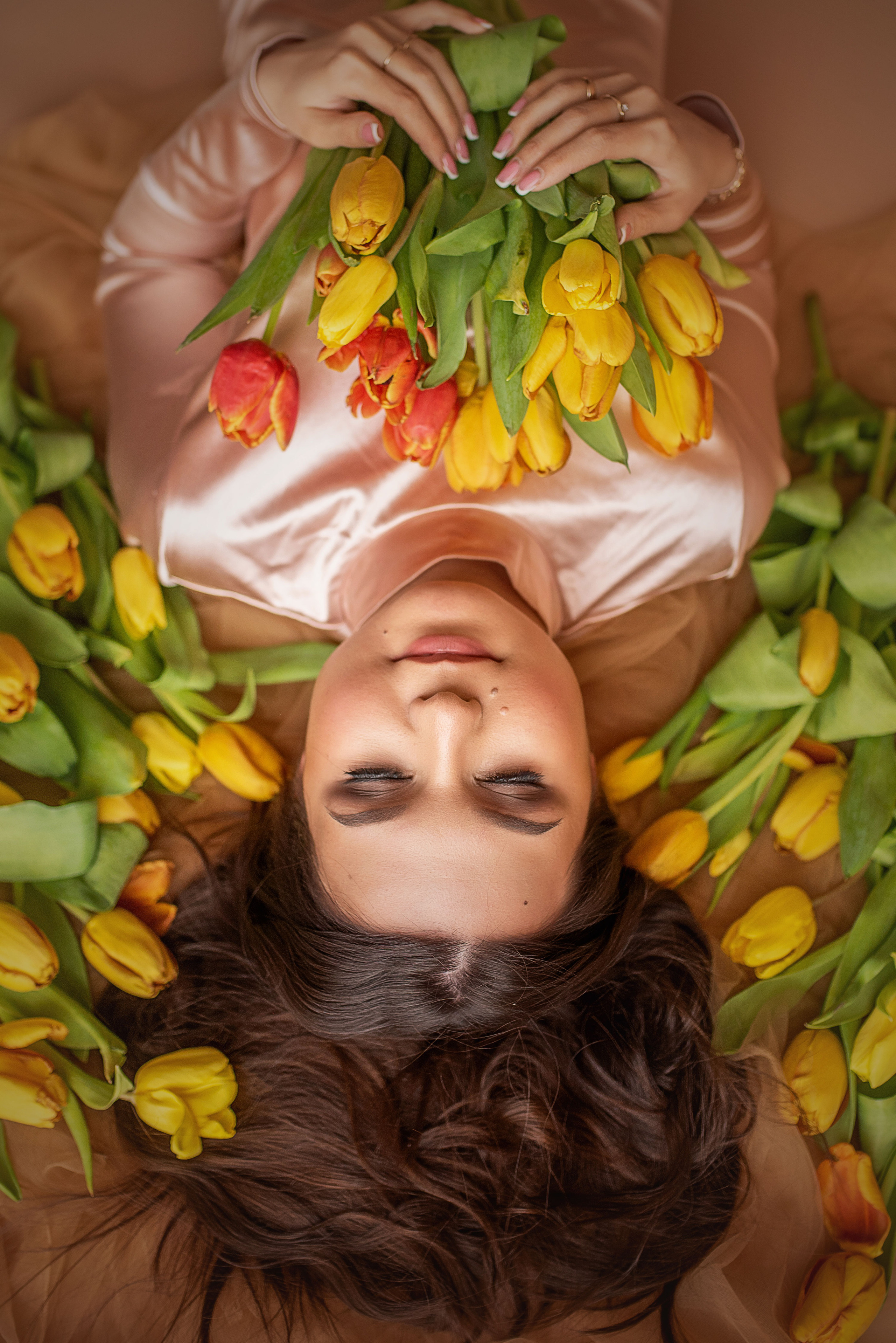 Юля и Софья. Фотограф новорожденных в Уфе