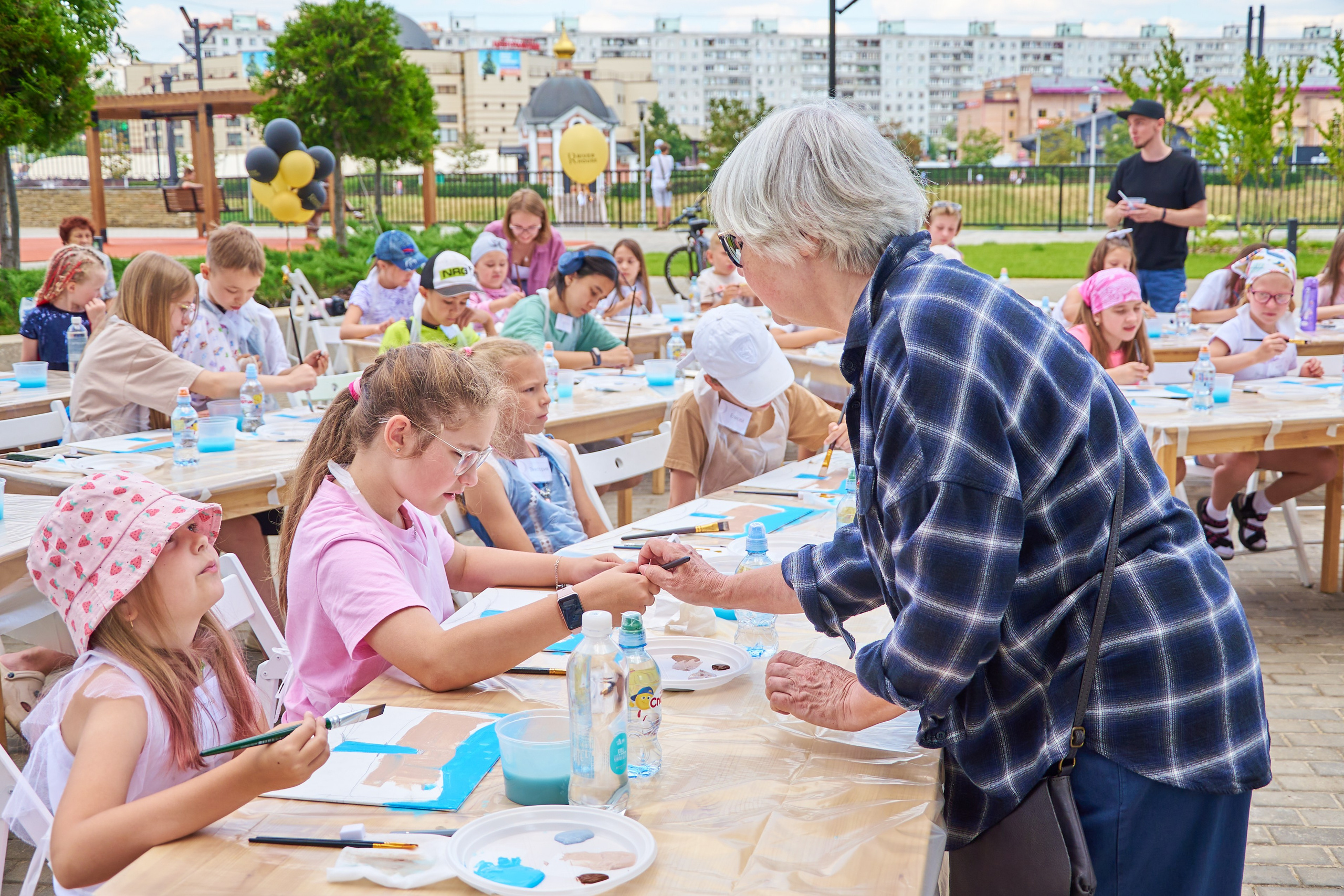 Мастер-класс по рисованию, Щелково, Ривер-хаус. Фотограф Щёлково