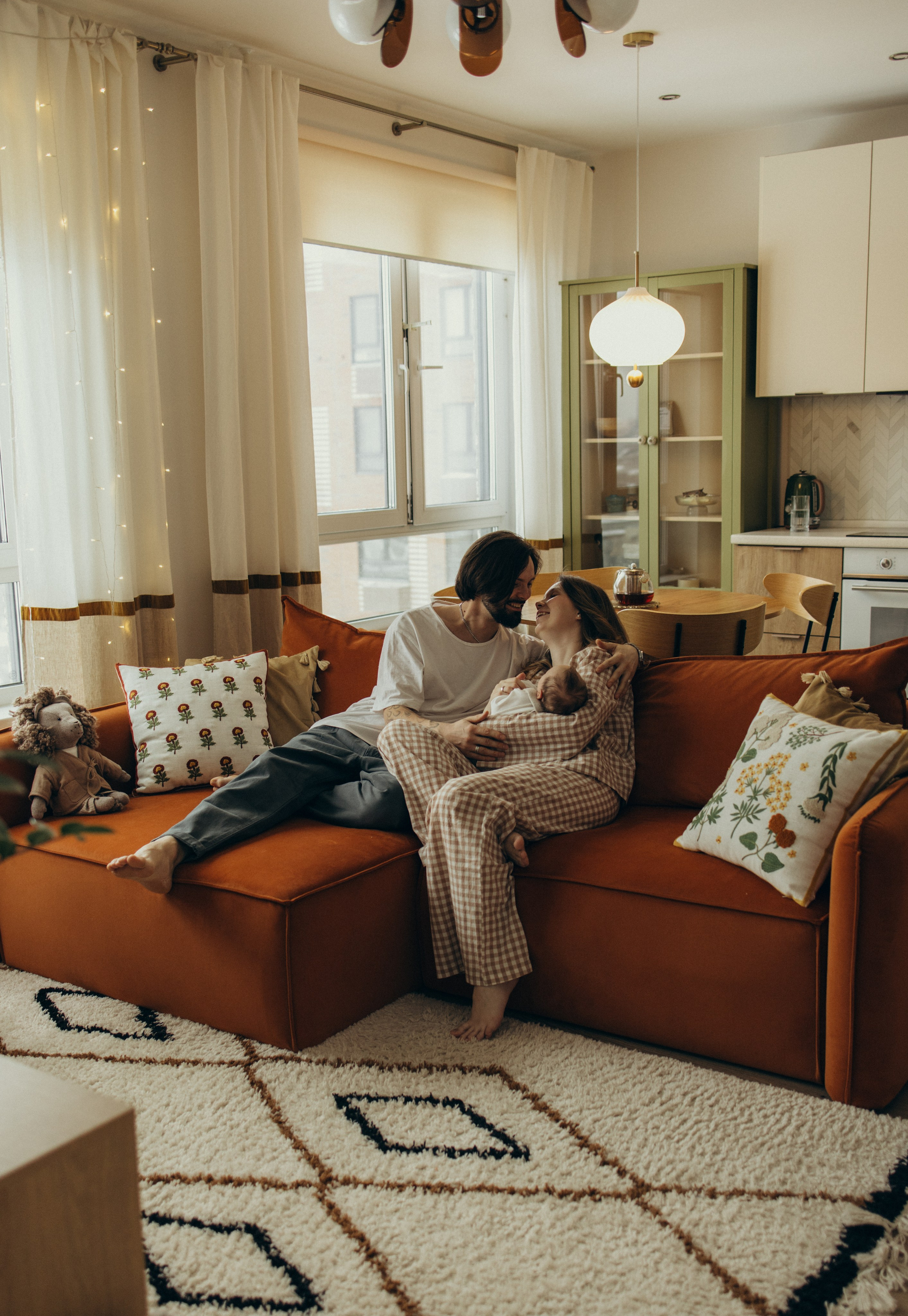 Семейная съемка дома. Семейный и детский фотограф в Москве Антонина Смирнова