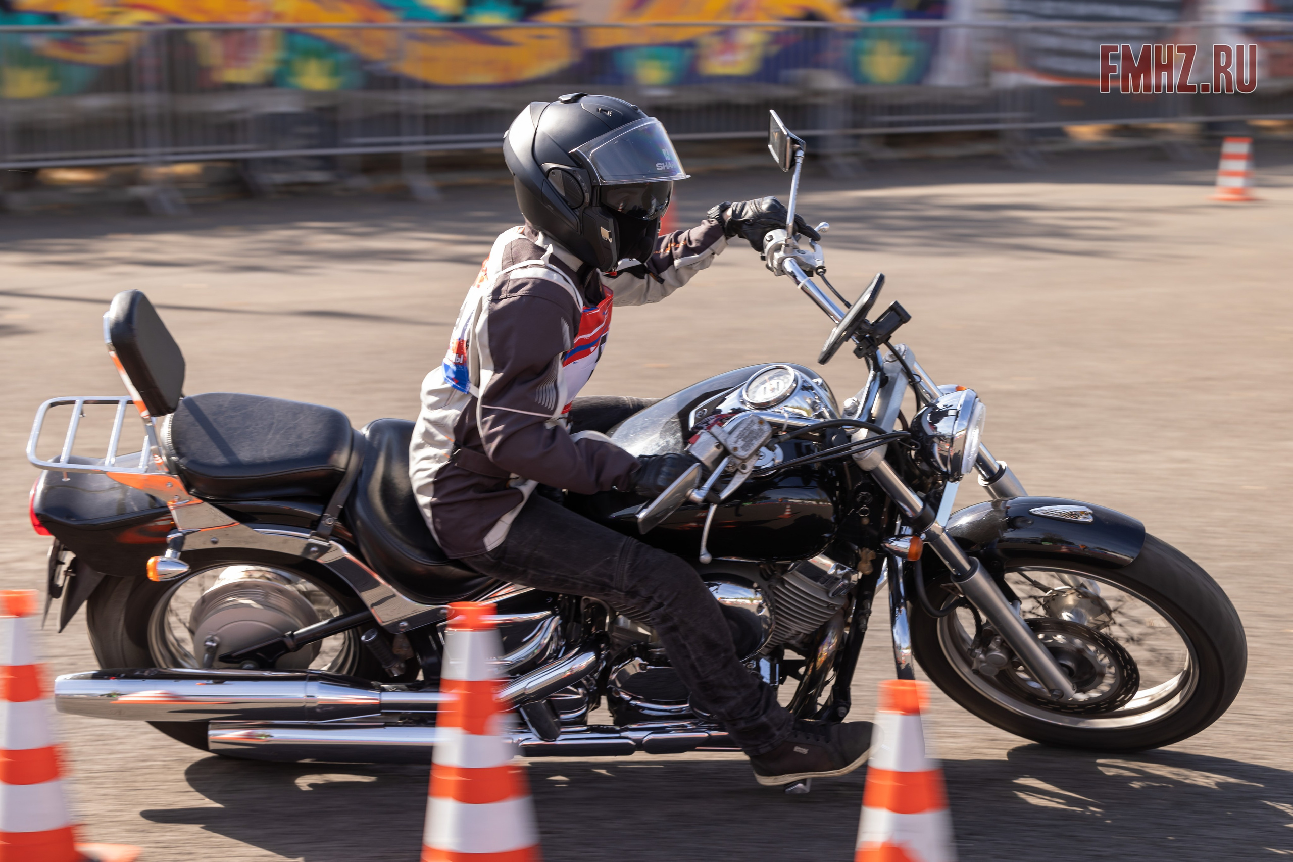 Соревнования по мотоджимхане на площадке Мосгортранс 15.09.2024. Фотограф Владимир Охрименко
