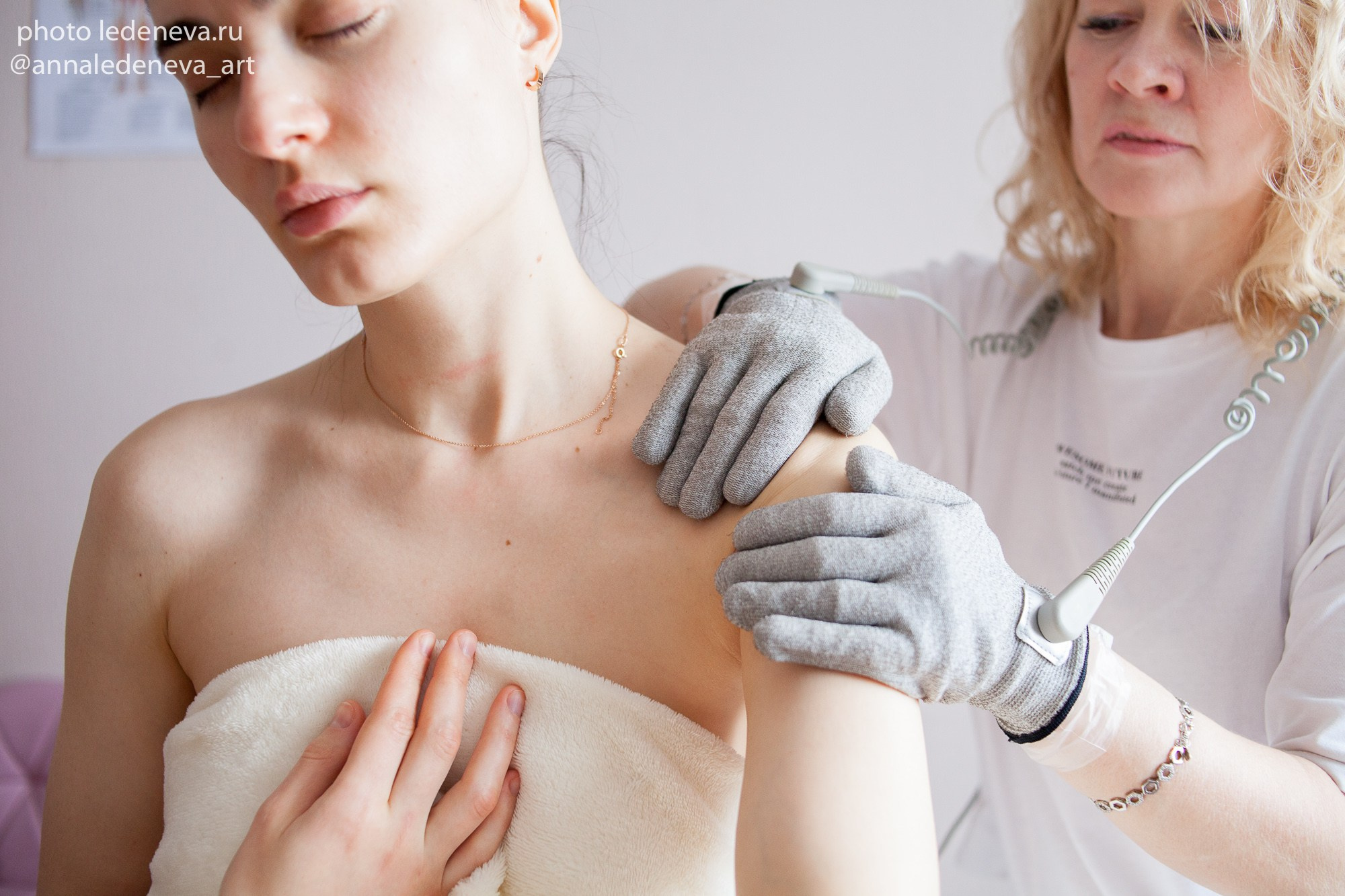 Контент съемка Массаж. Анна Леденева Фотограф