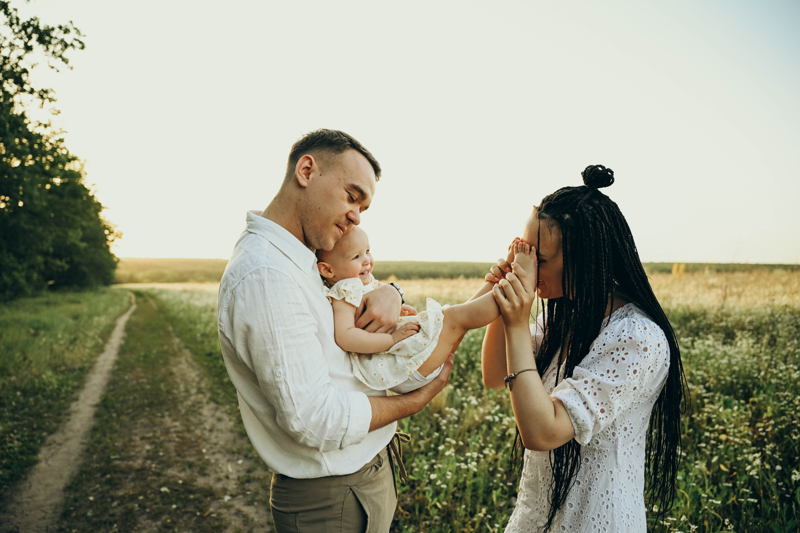 Ромашковое поле. Семейный фотограф в Москве Люберцах Ирина Вронская