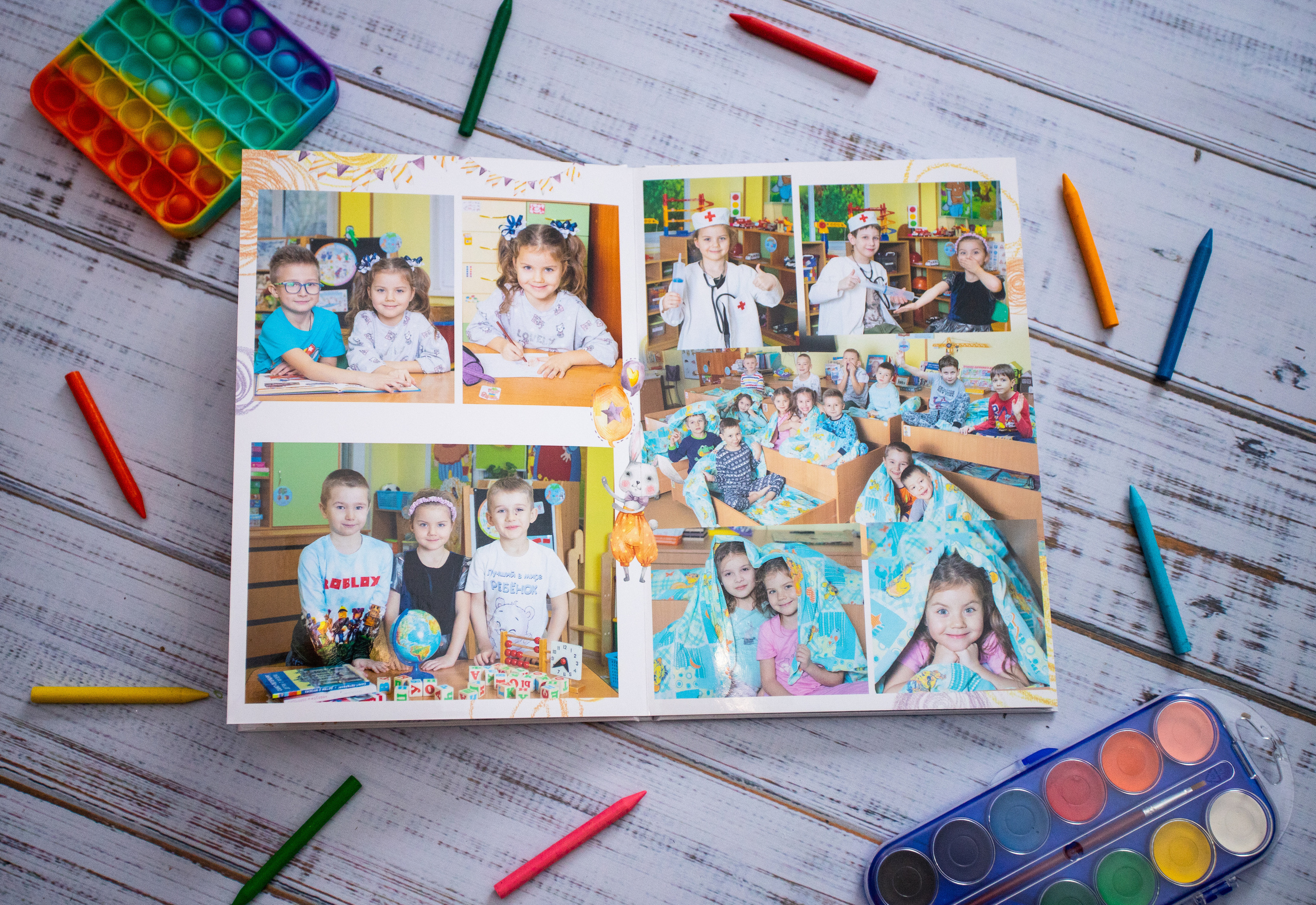 Зайчики. ВЫПУСКНЫЕ АЛЬБОМЫ для детского сада и школы Санкт-Петербург и Лен. область