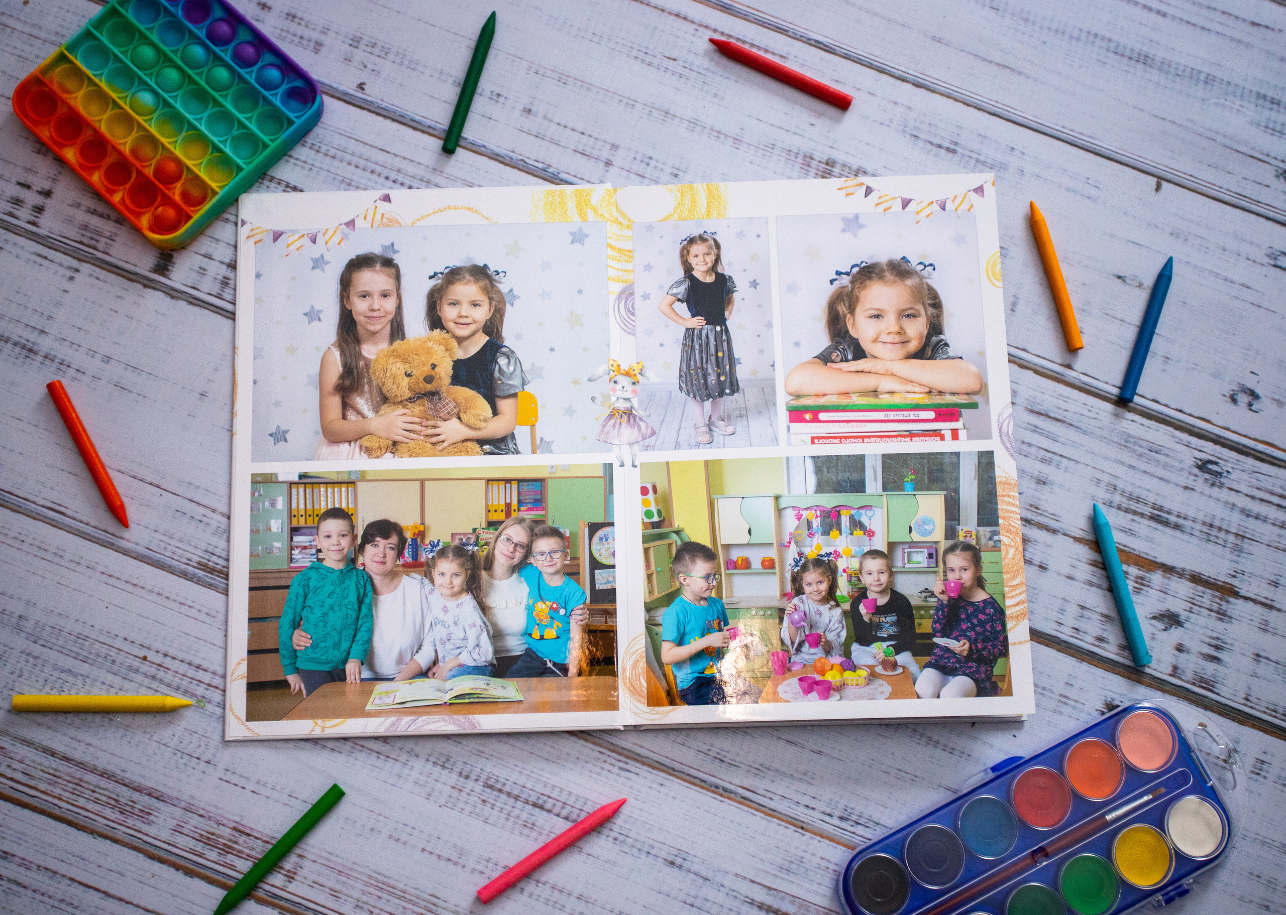 Зайчики. ВЫПУСКНЫЕ АЛЬБОМЫ для детского сада и школы Санкт-Петербург и Лен. область