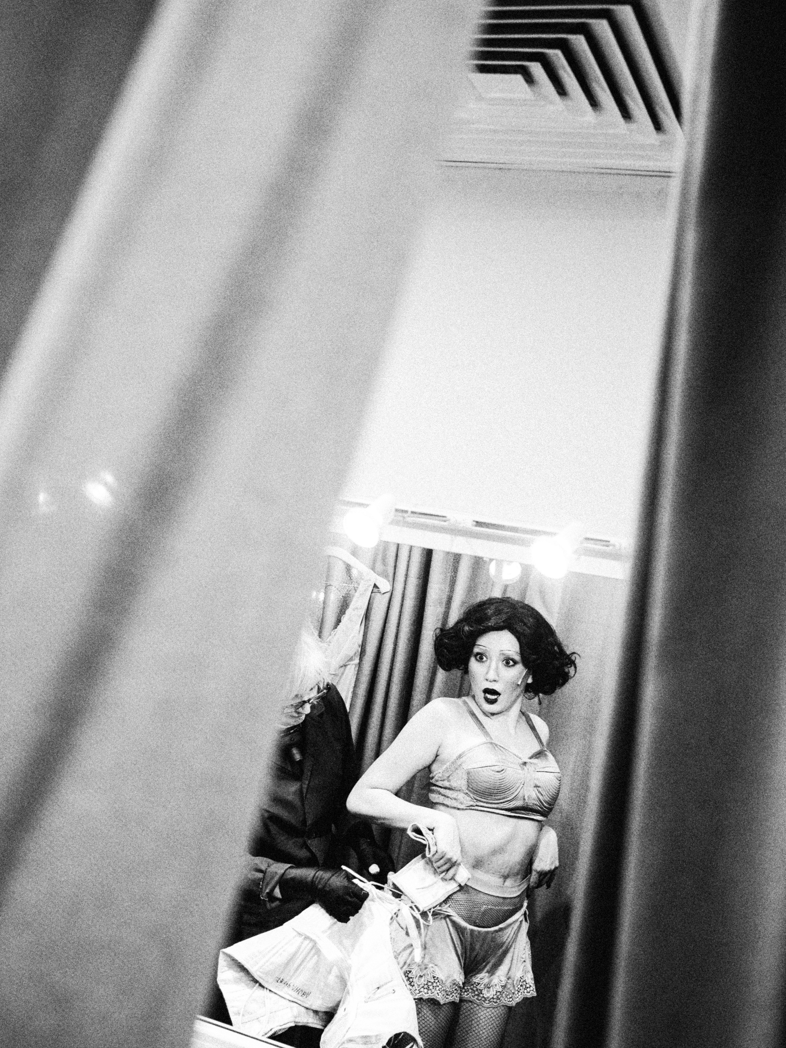 Theatre backstages. Portrait and backstage photographer Nina Crane