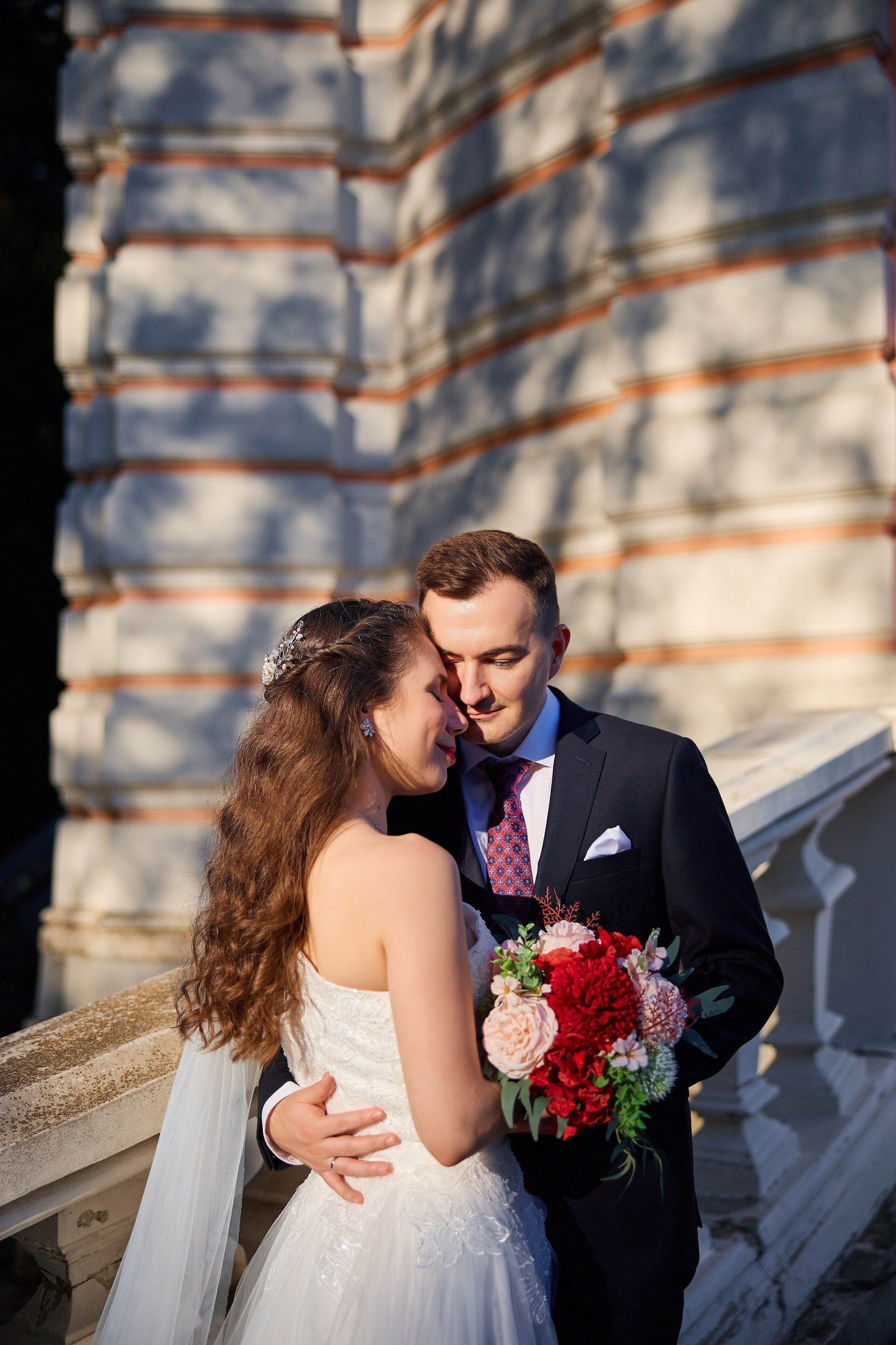 Свадебная фотосессия в Кусково. Свадебный фотограф Сергей Колбинский