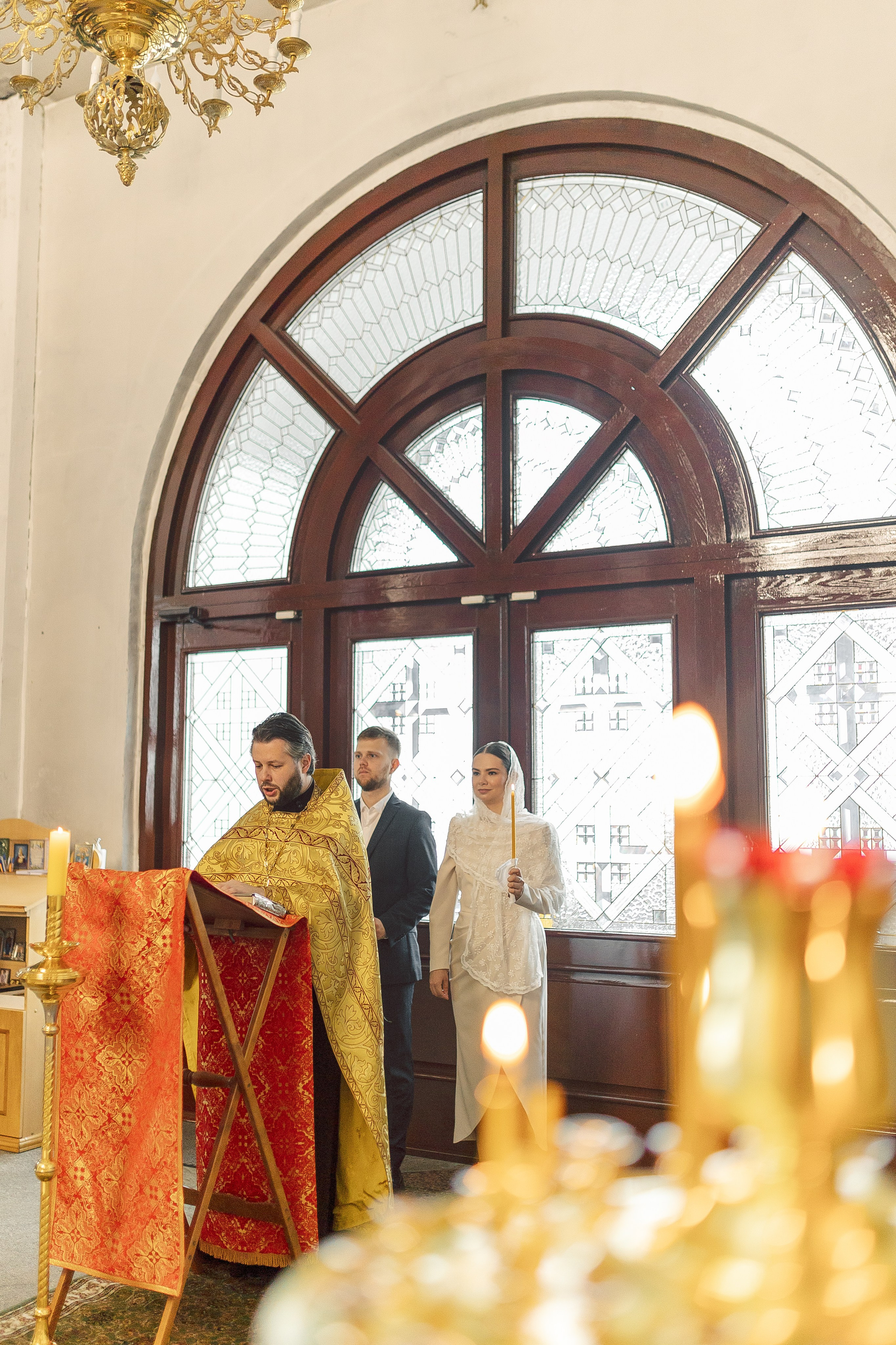 Венчание в храме Стефана Пермского. Семейный фотограф в Москве Анна Пожарская