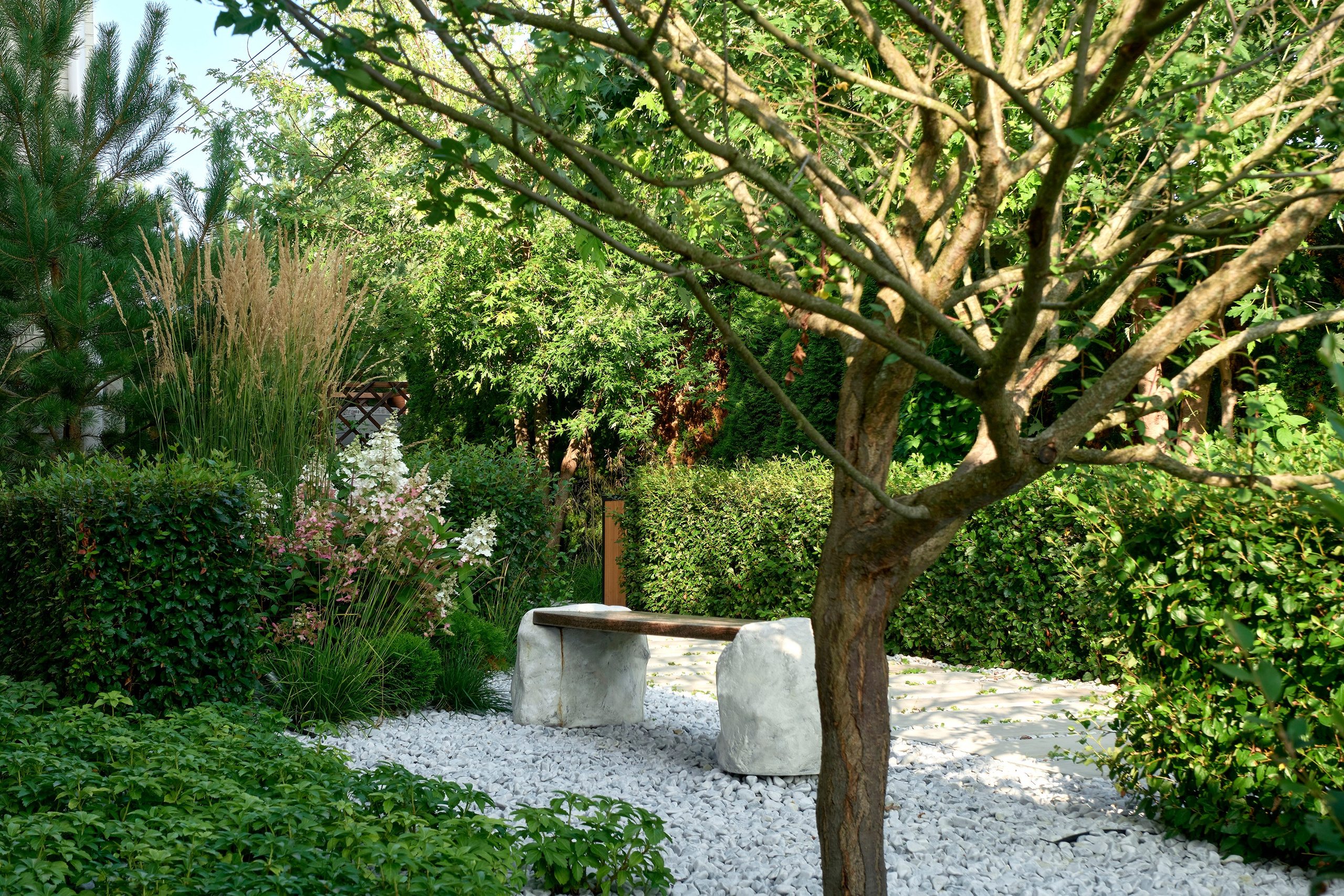 Фотосъемка сада в Кирполье для ландшафтной компании Хвоя. Фотосъемка частных садов и интерьеров | Санкт-Петербург | Москва | РФ