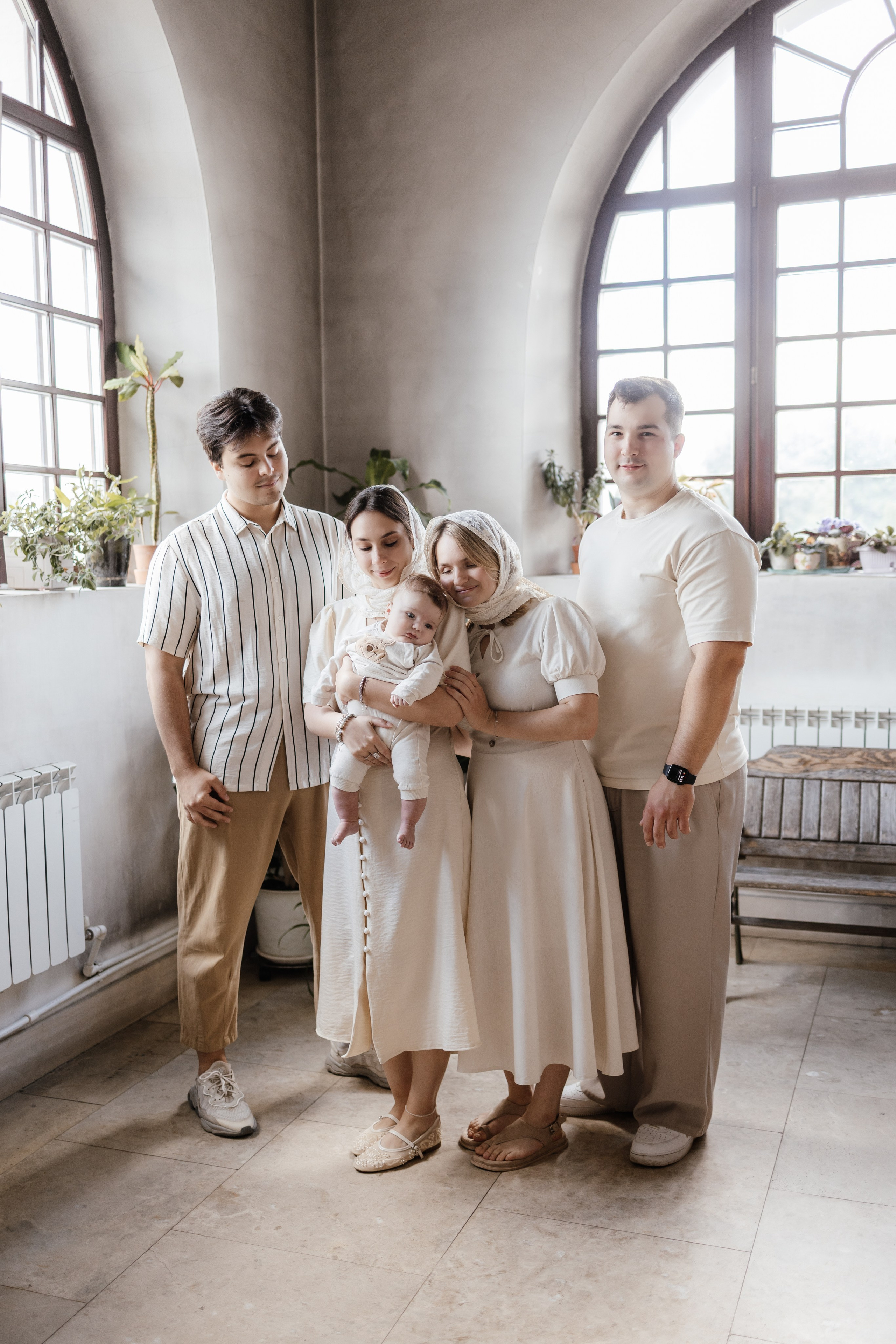 Таинство Крещения Саши. Фотограф новорождённых Newborn Москва