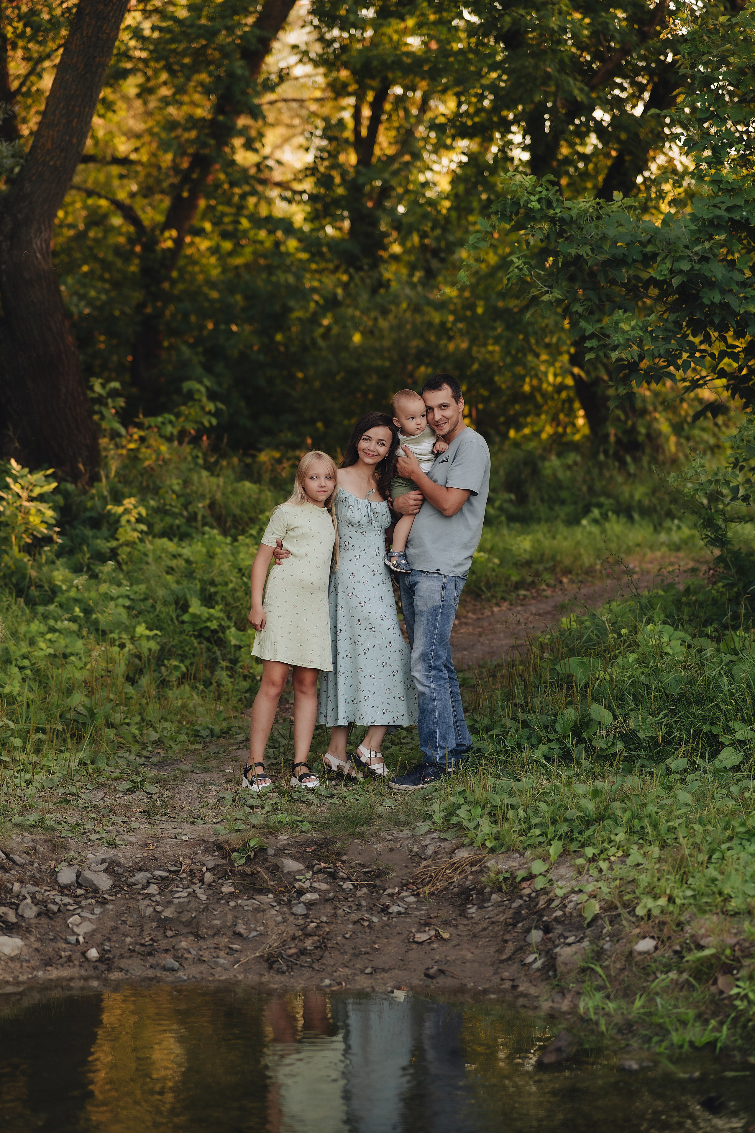 Семейная съемка на закате. Фотограф Карина Шмулёва. Воронеж и область