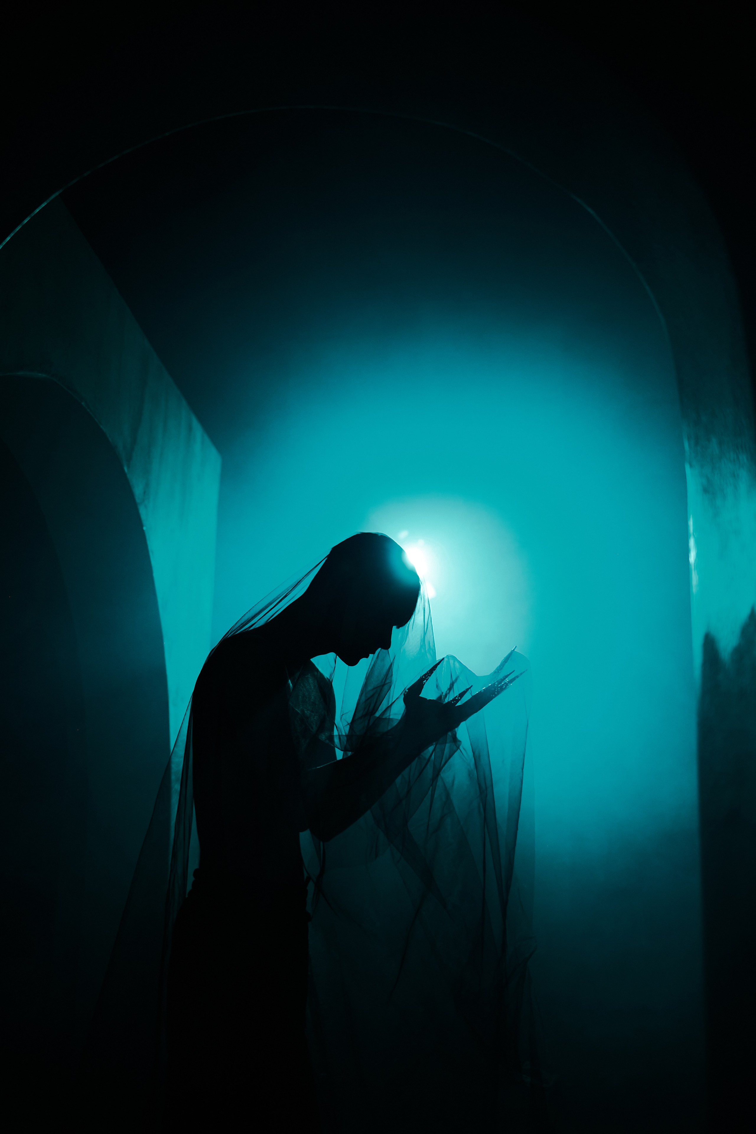 Под водой (Саша). Креативный, коммерческий фотограф в Москве