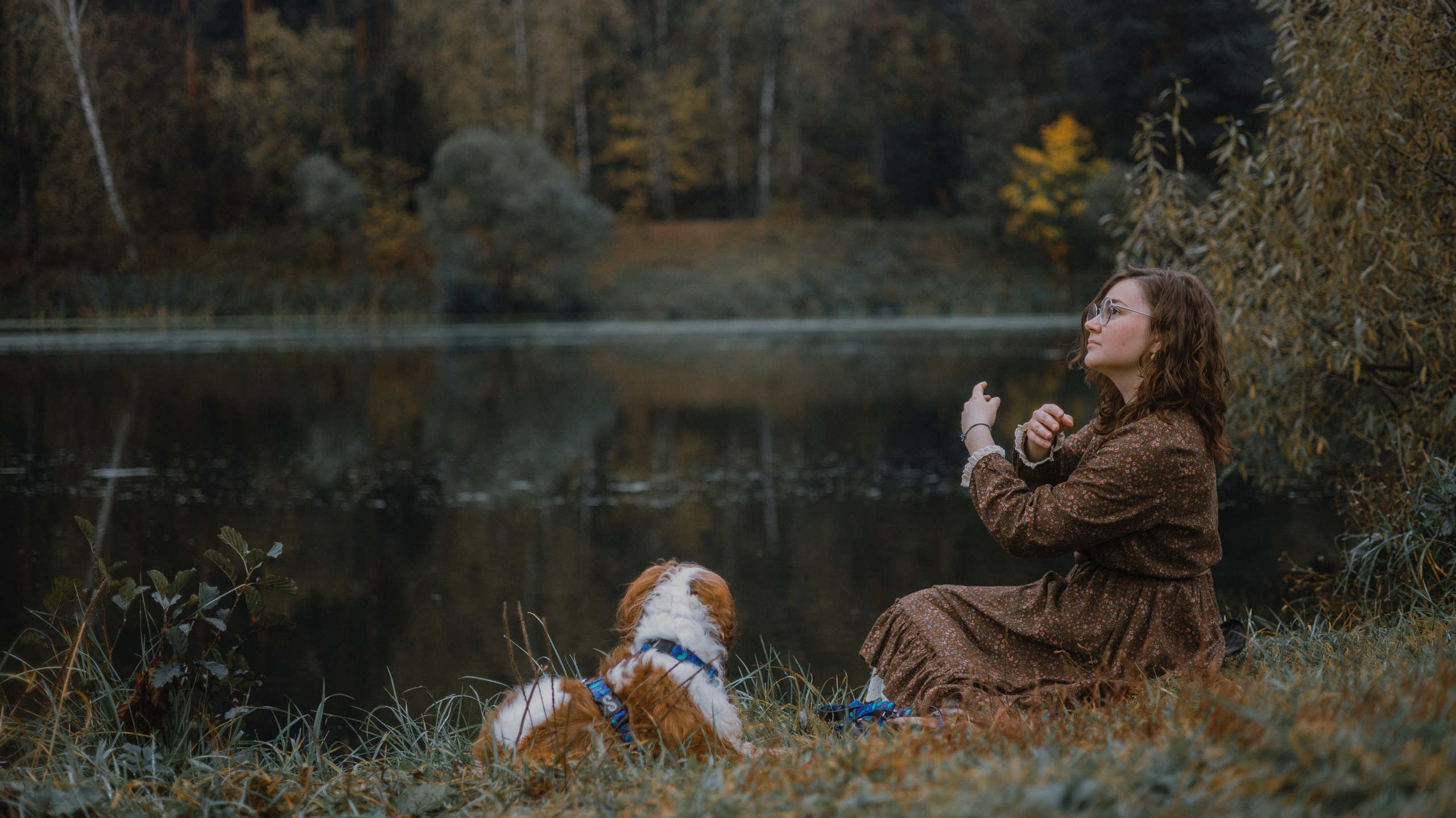 Маша и Дарси. Фотограф-анималист Богданова Полина