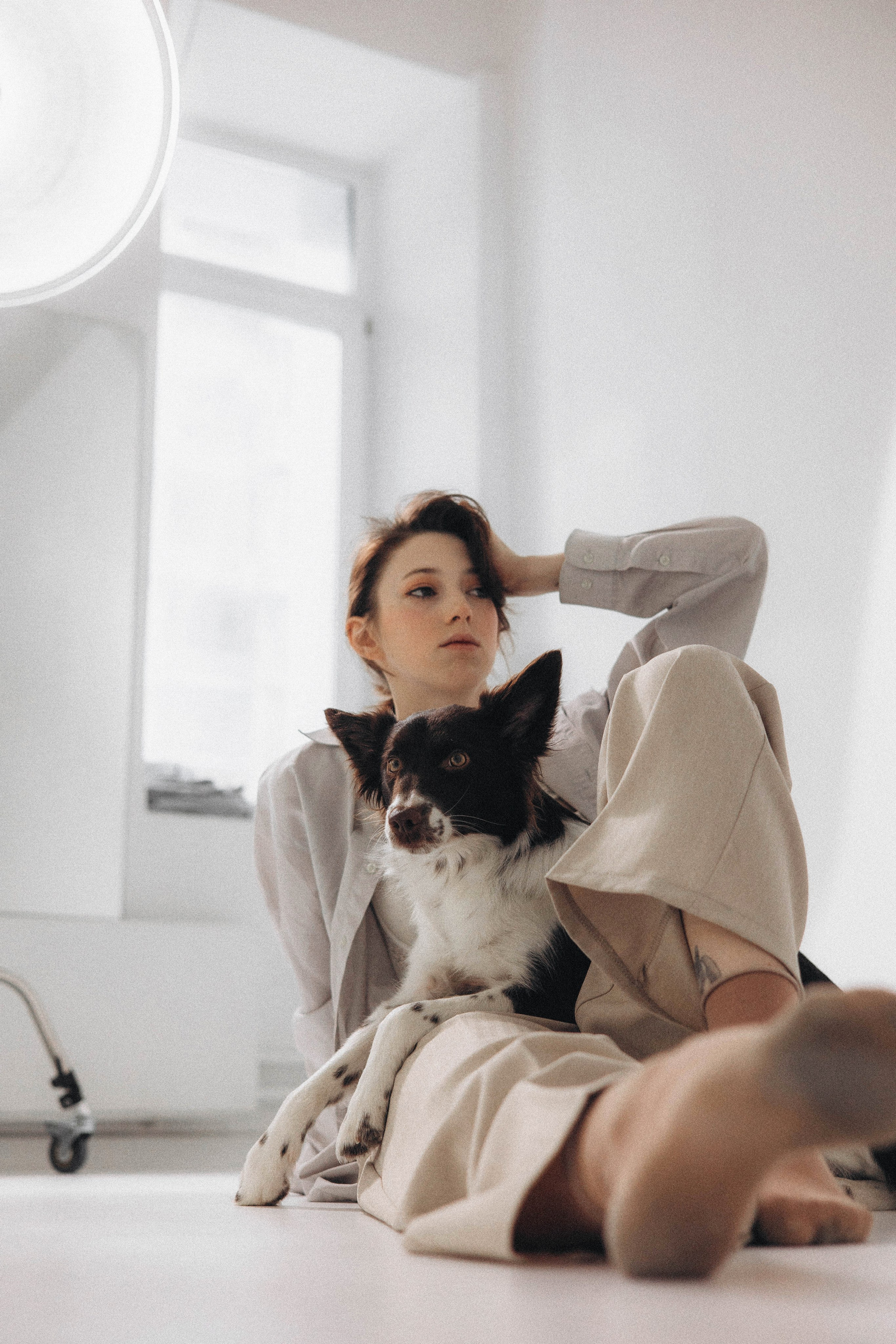 Алена и Гвендолин. Фотограф-анималист Богданова Полина